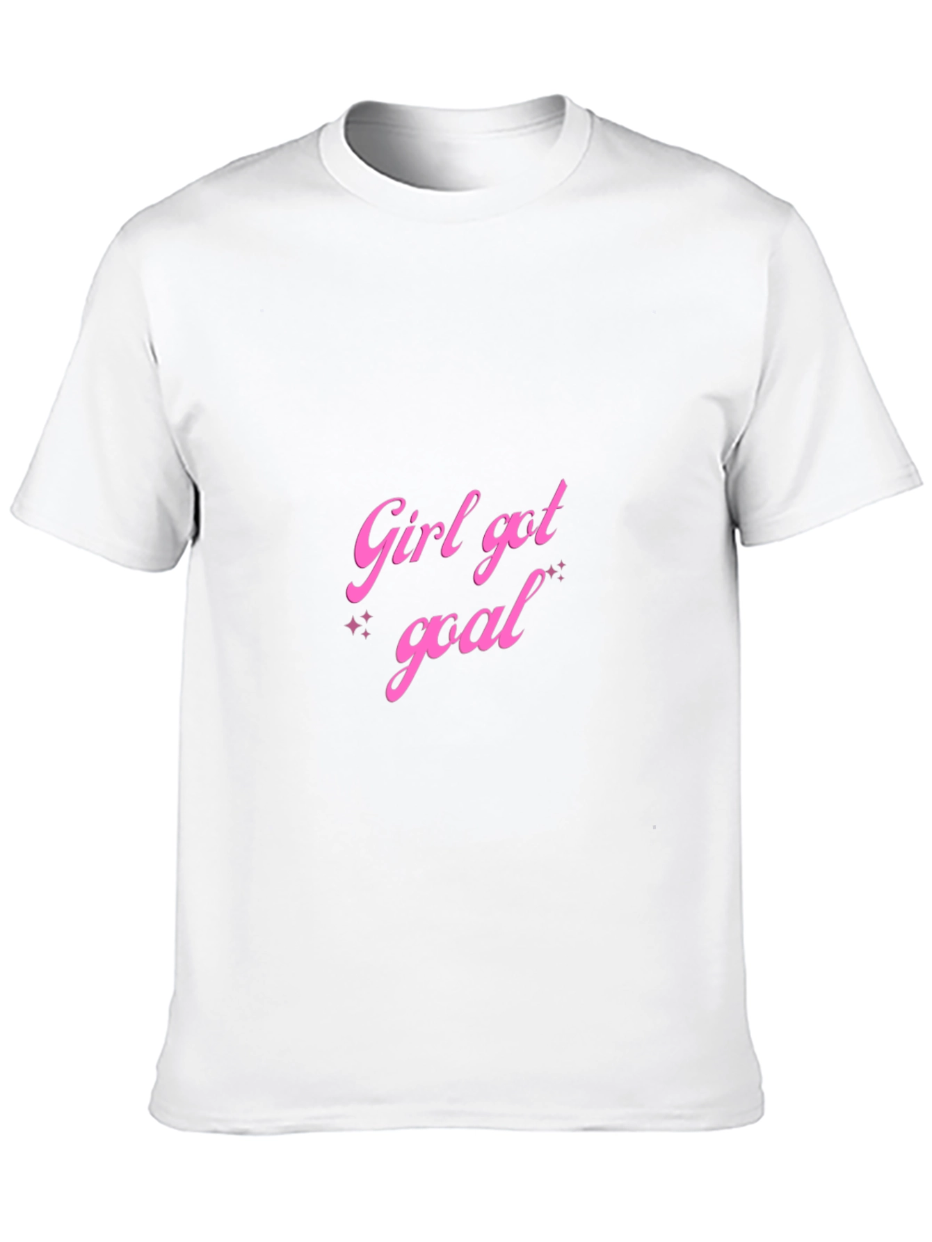 Girl Got Goal Black Graphic Tee