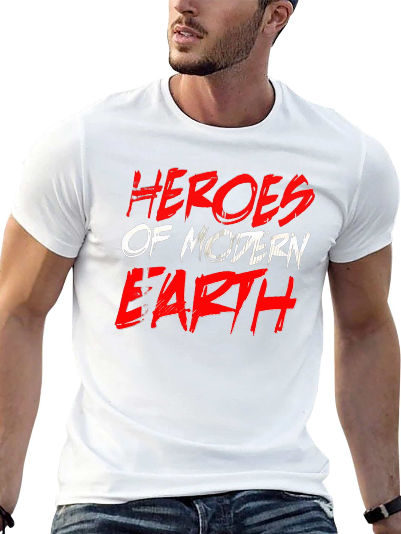 Heroes of Modern Earth Graphic T-Shirt