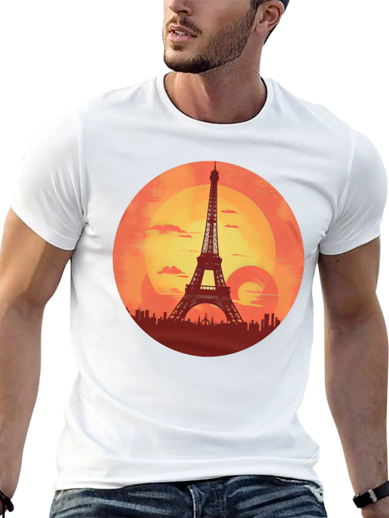 Paris Sunset Graphic Tee
