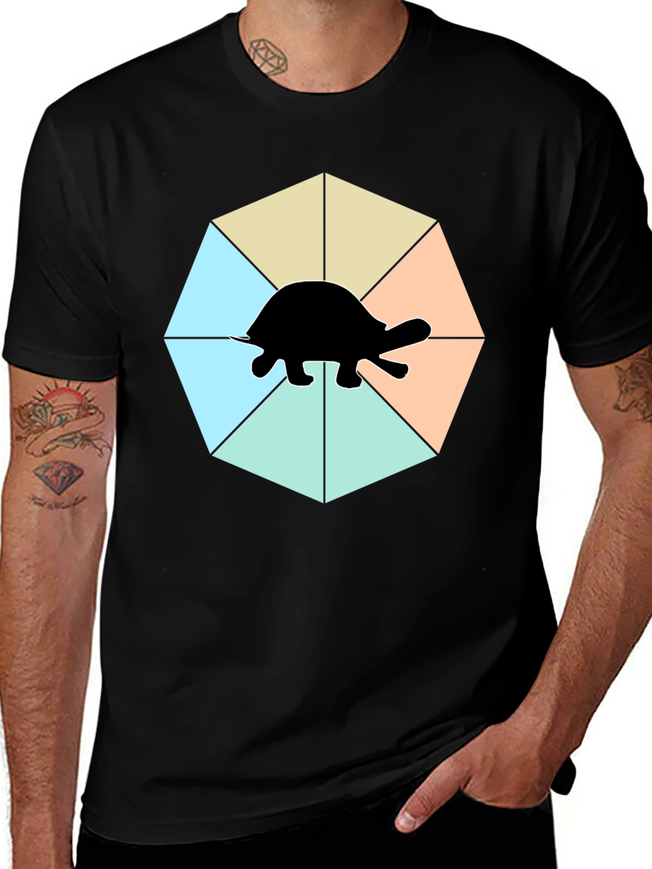 Turtle Graphic T-Shirt - Modern Art