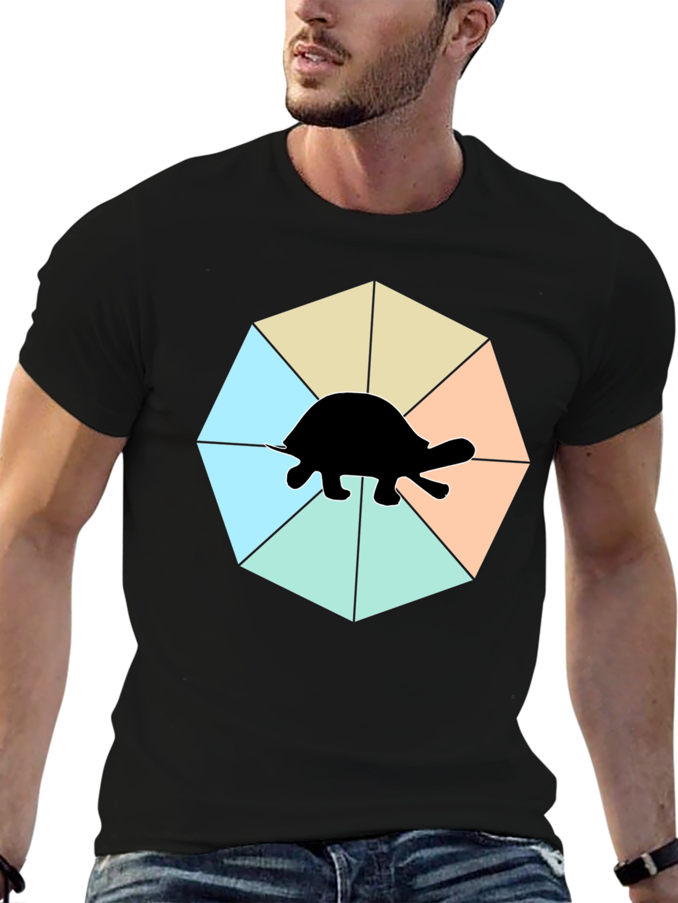 Turtle Graphic T-Shirt - Modern Art