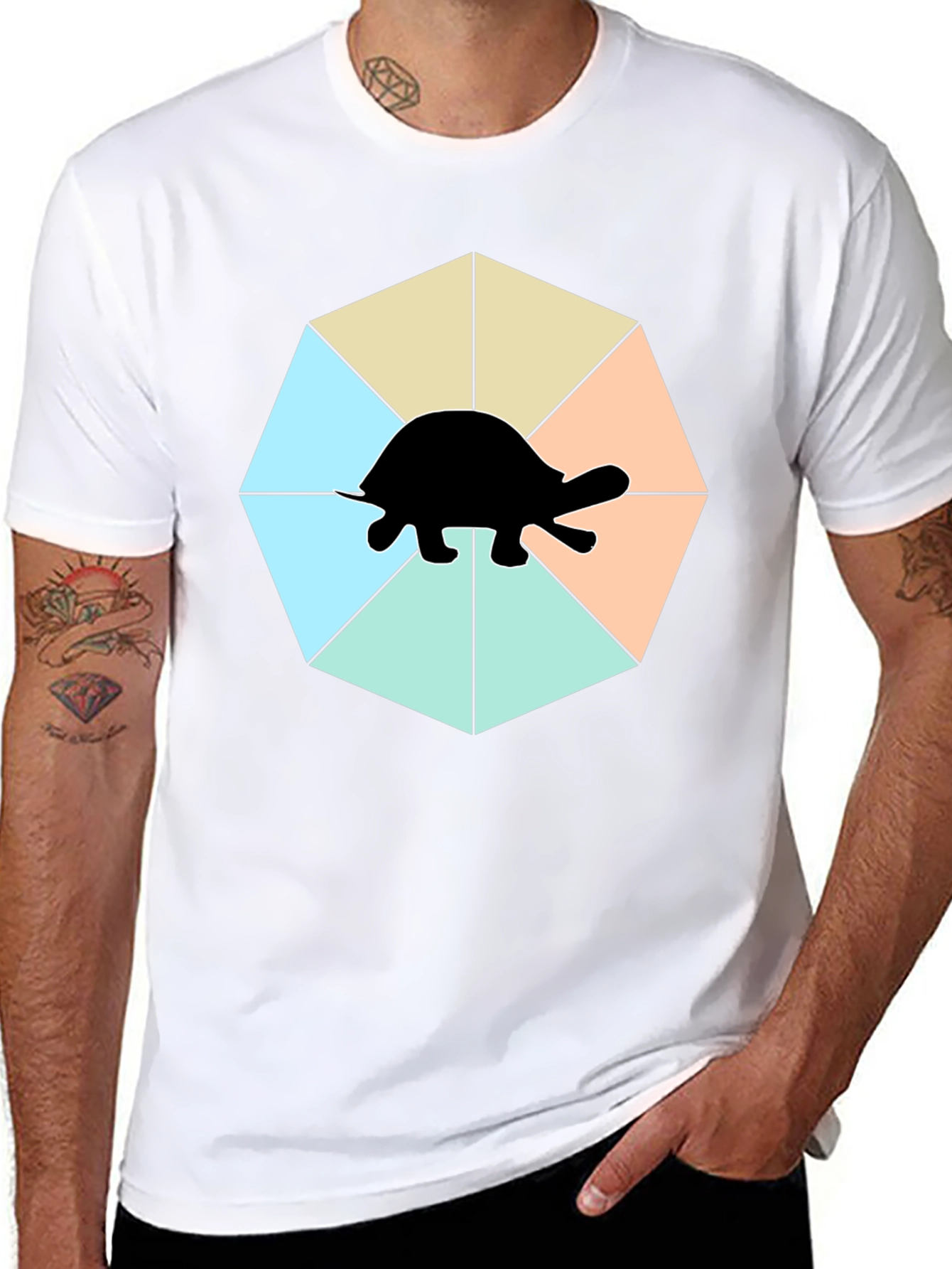Turtle Graphic T-Shirt - Modern Art