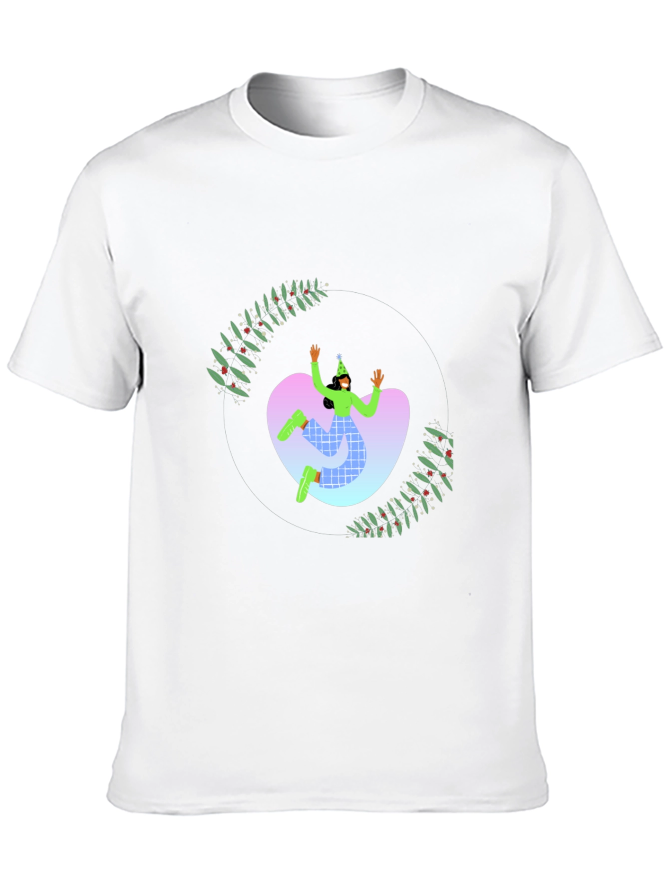 Festive Graphic Tee - Holiday Party Vibes