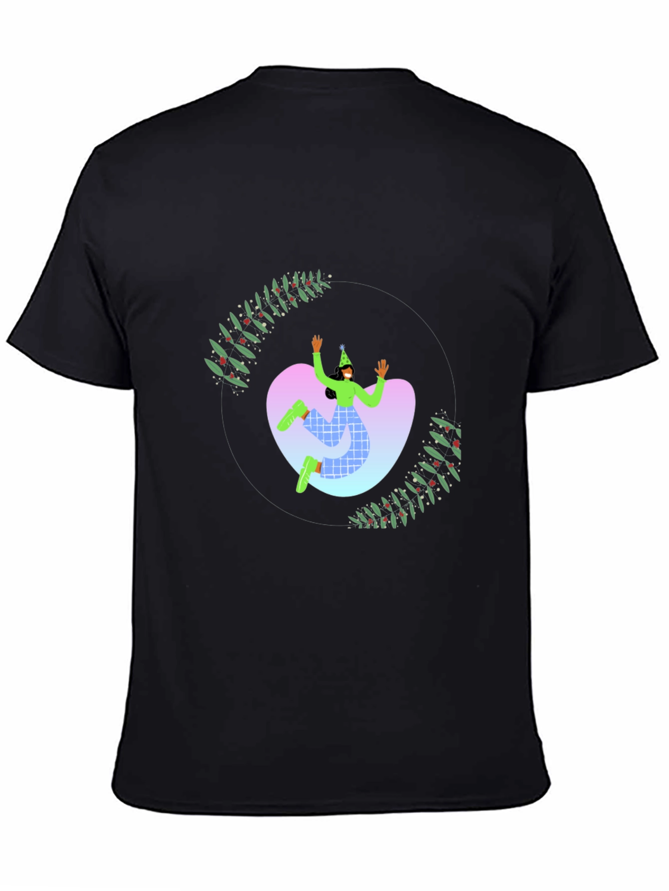 Festive Graphic Tee - Holiday Party Vibes
