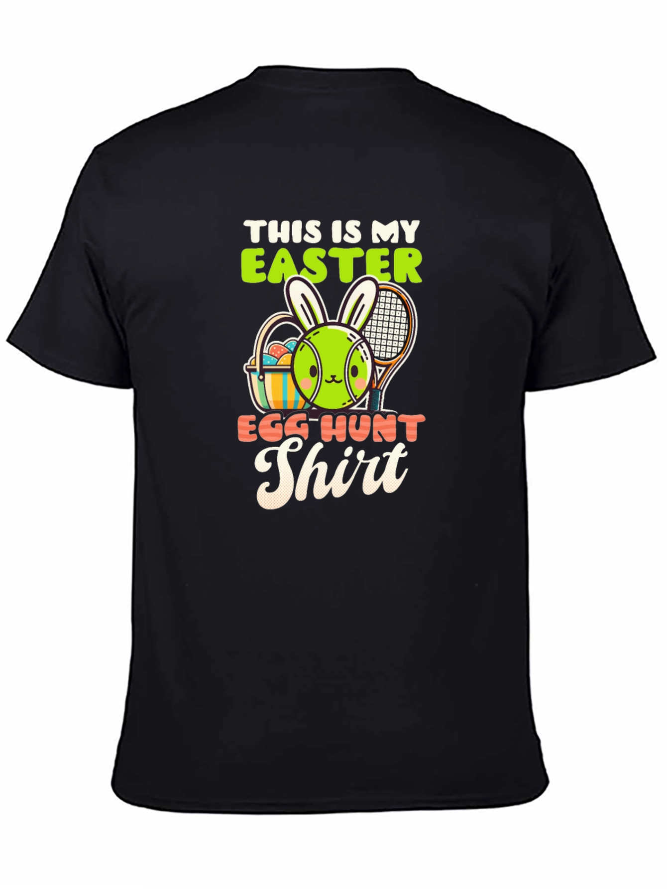 Easter Egg Hunt Shirt - Tennis Bunny