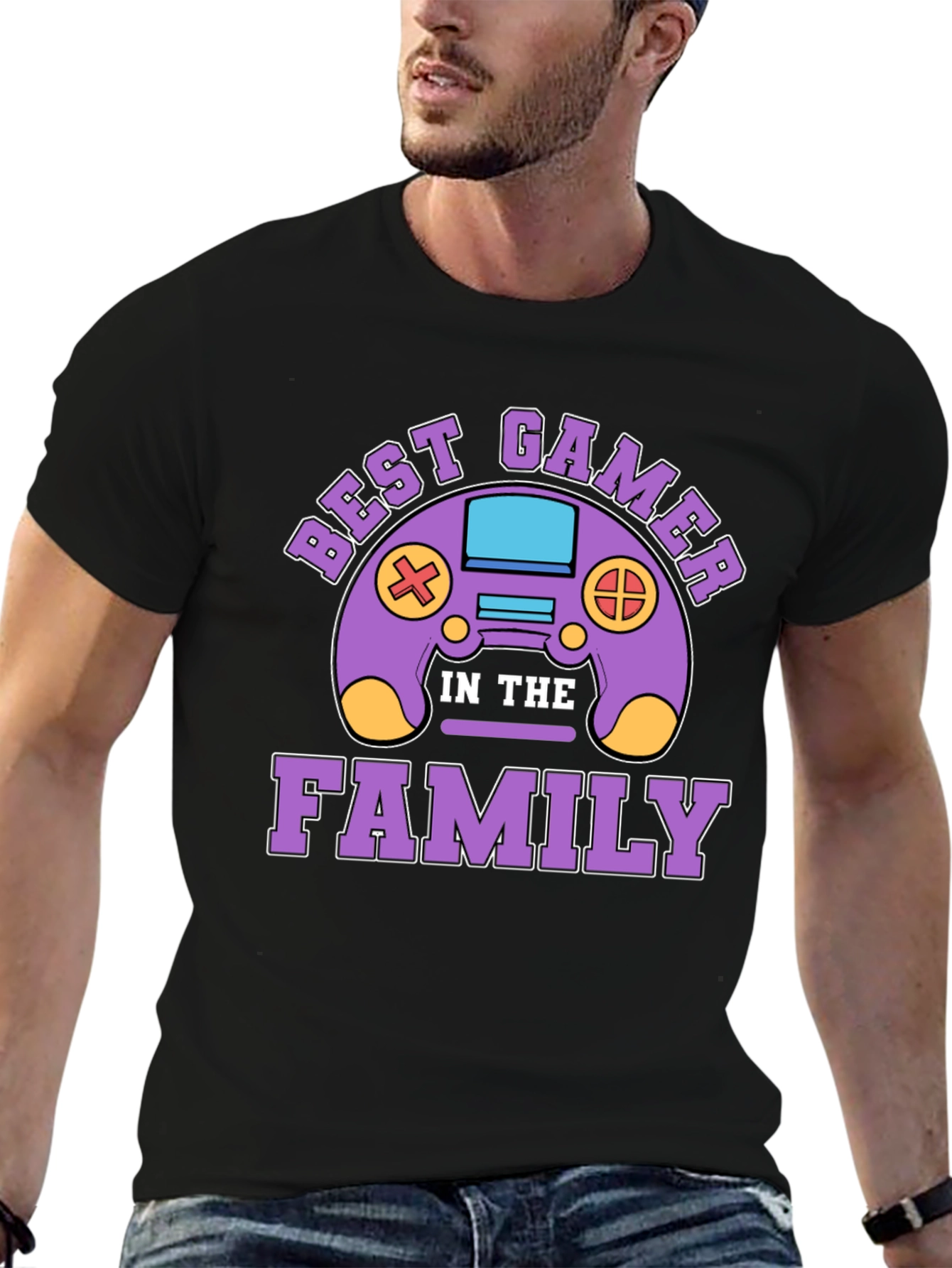 Best Gamer In The Family Graphic T-Shirt