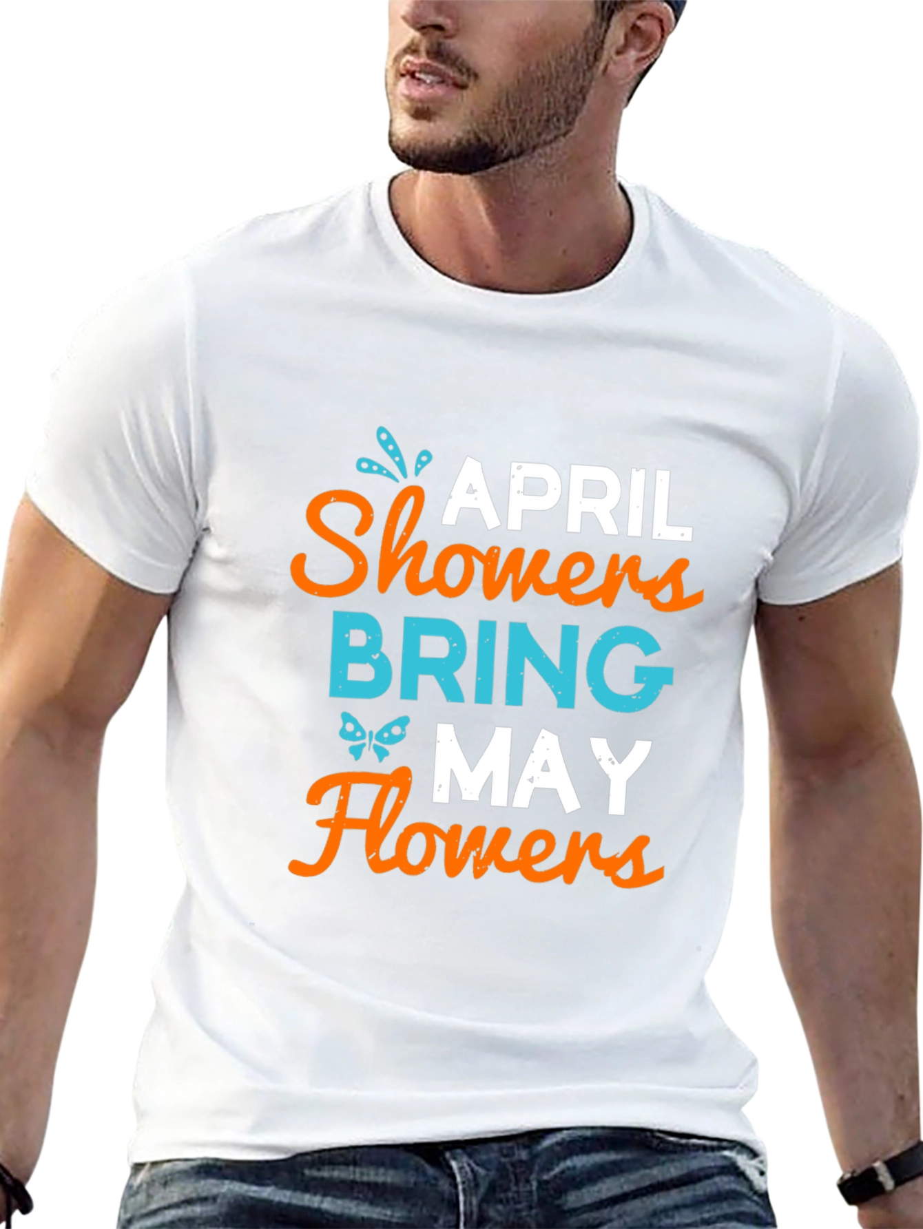 April Showers Bring May Flowers Graphic Tee