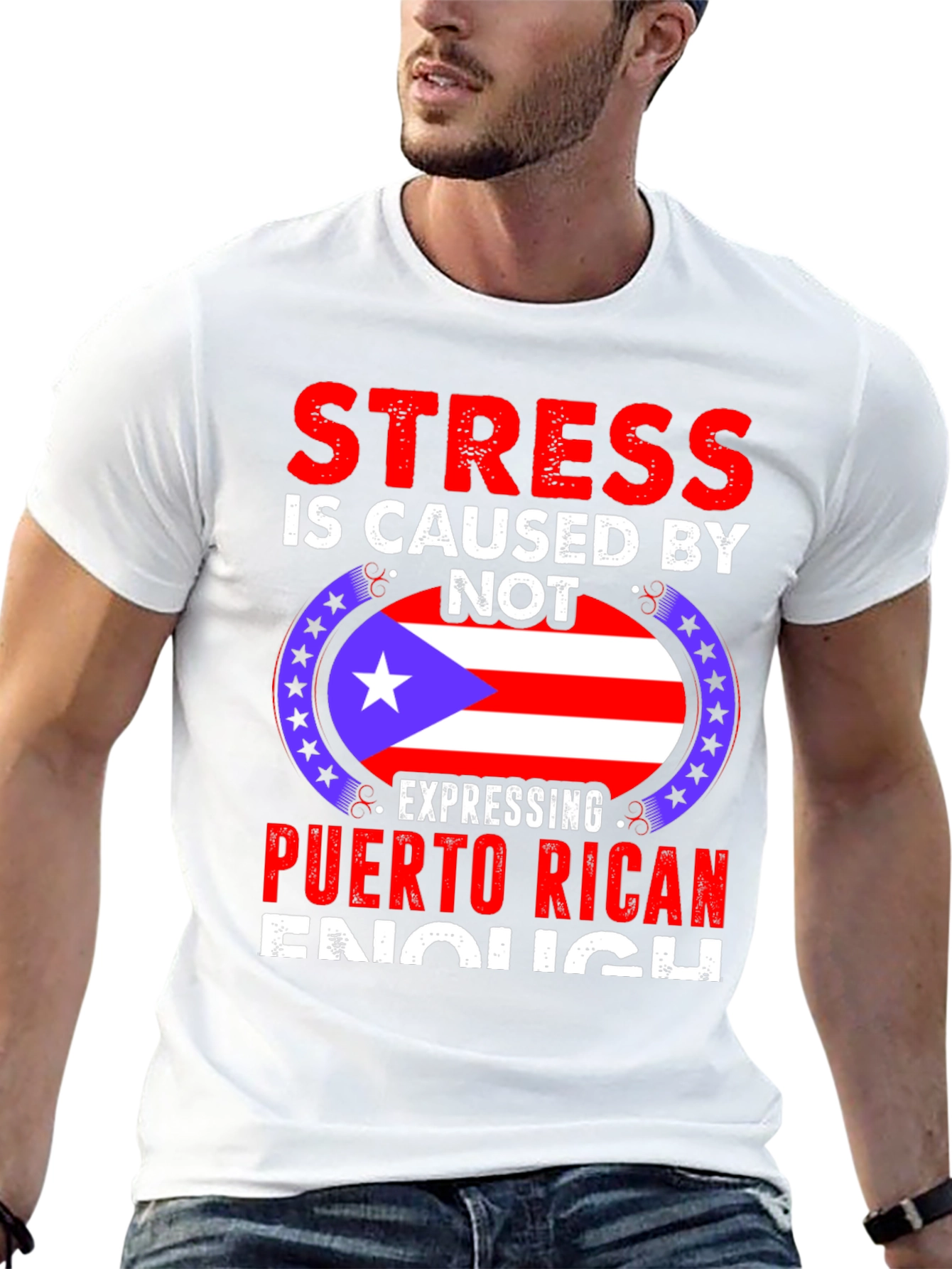 Puerto Rican Pride T-Shirt - Stress Relief