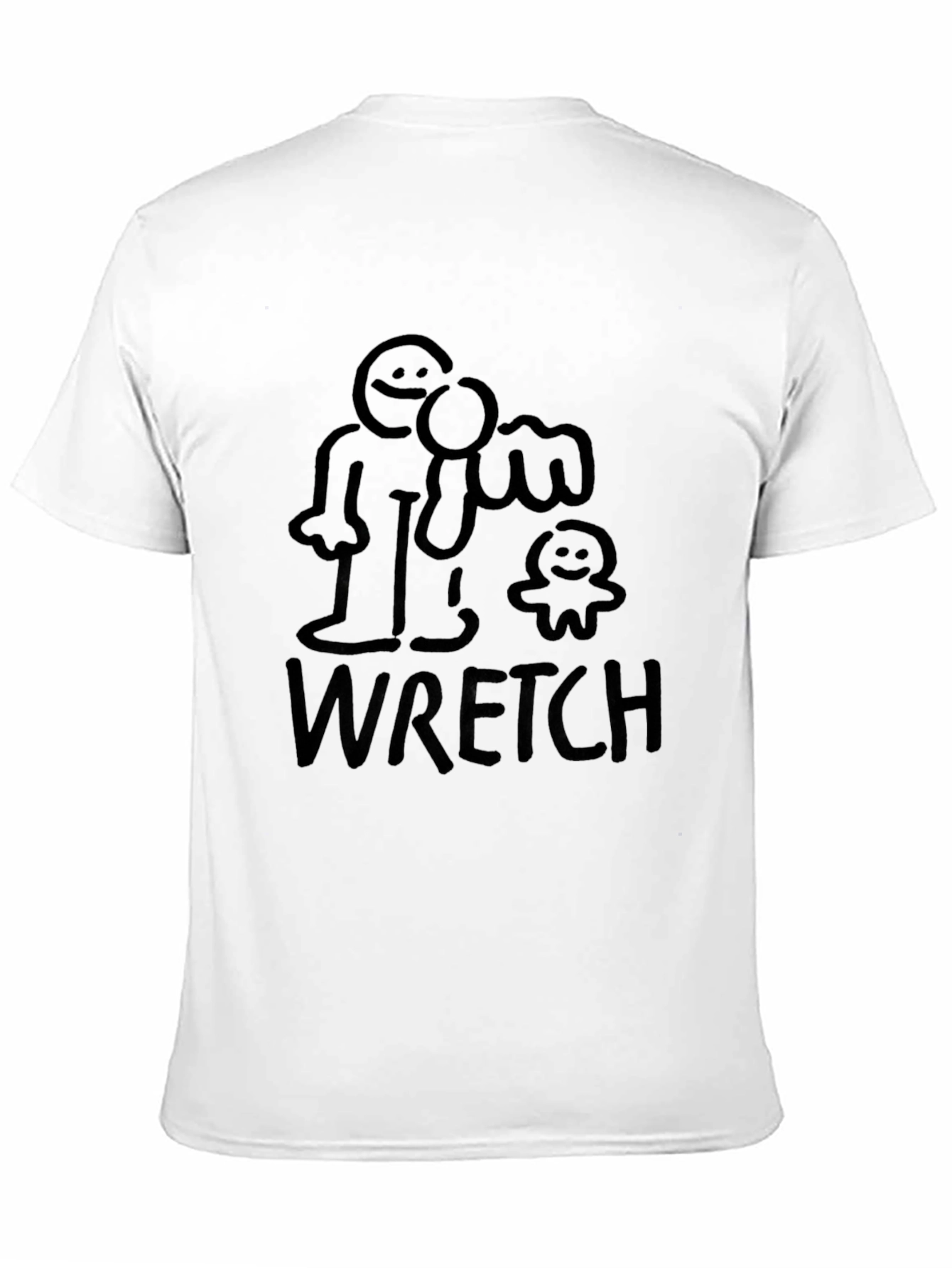 WRETCH Black Graphic Tee