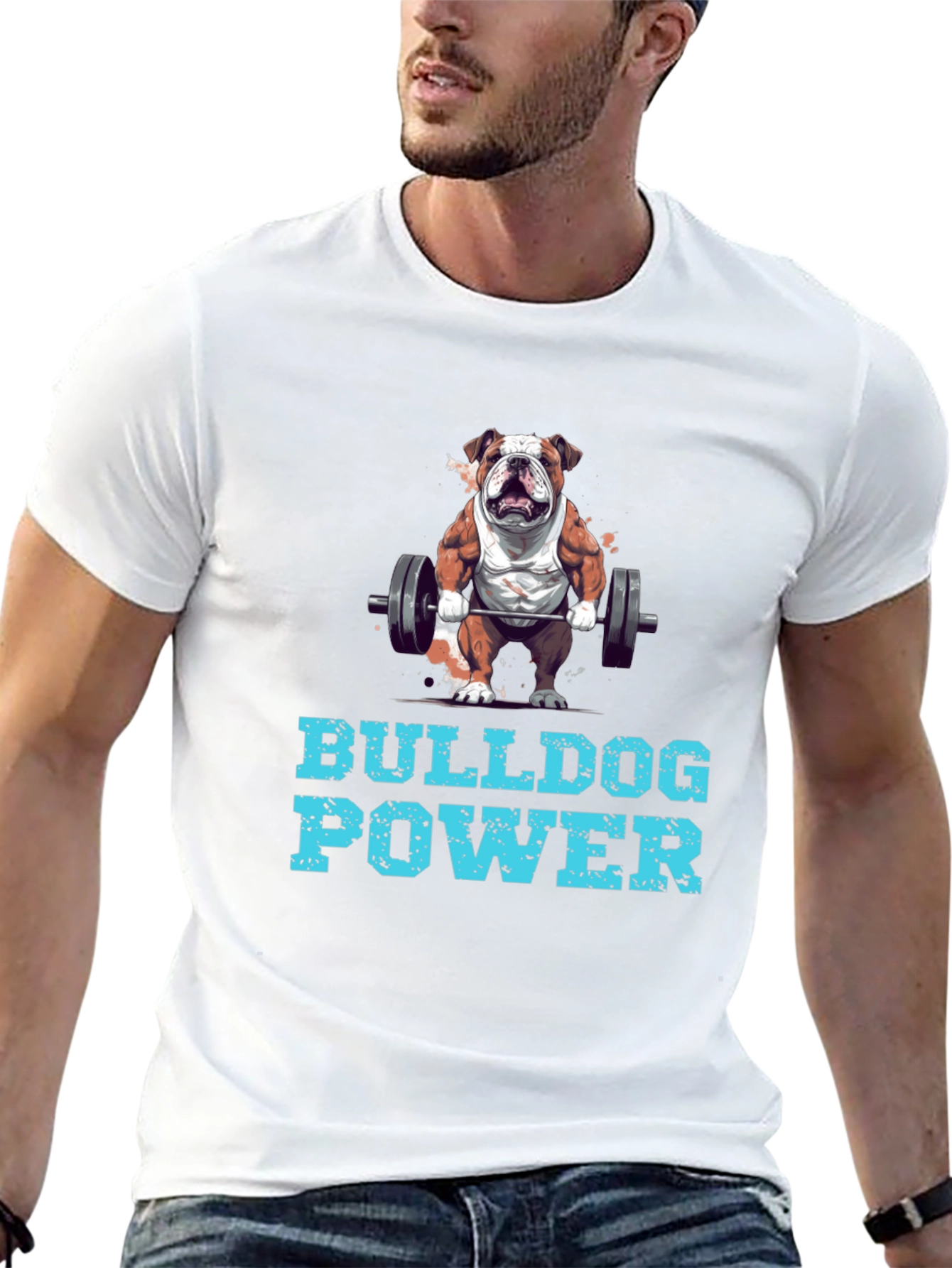 Bulldog Power Graphic Tee