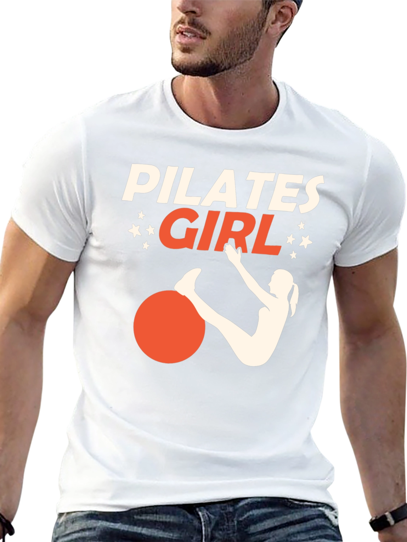 Pilates Girl Graphic Tee - Workout Shirt