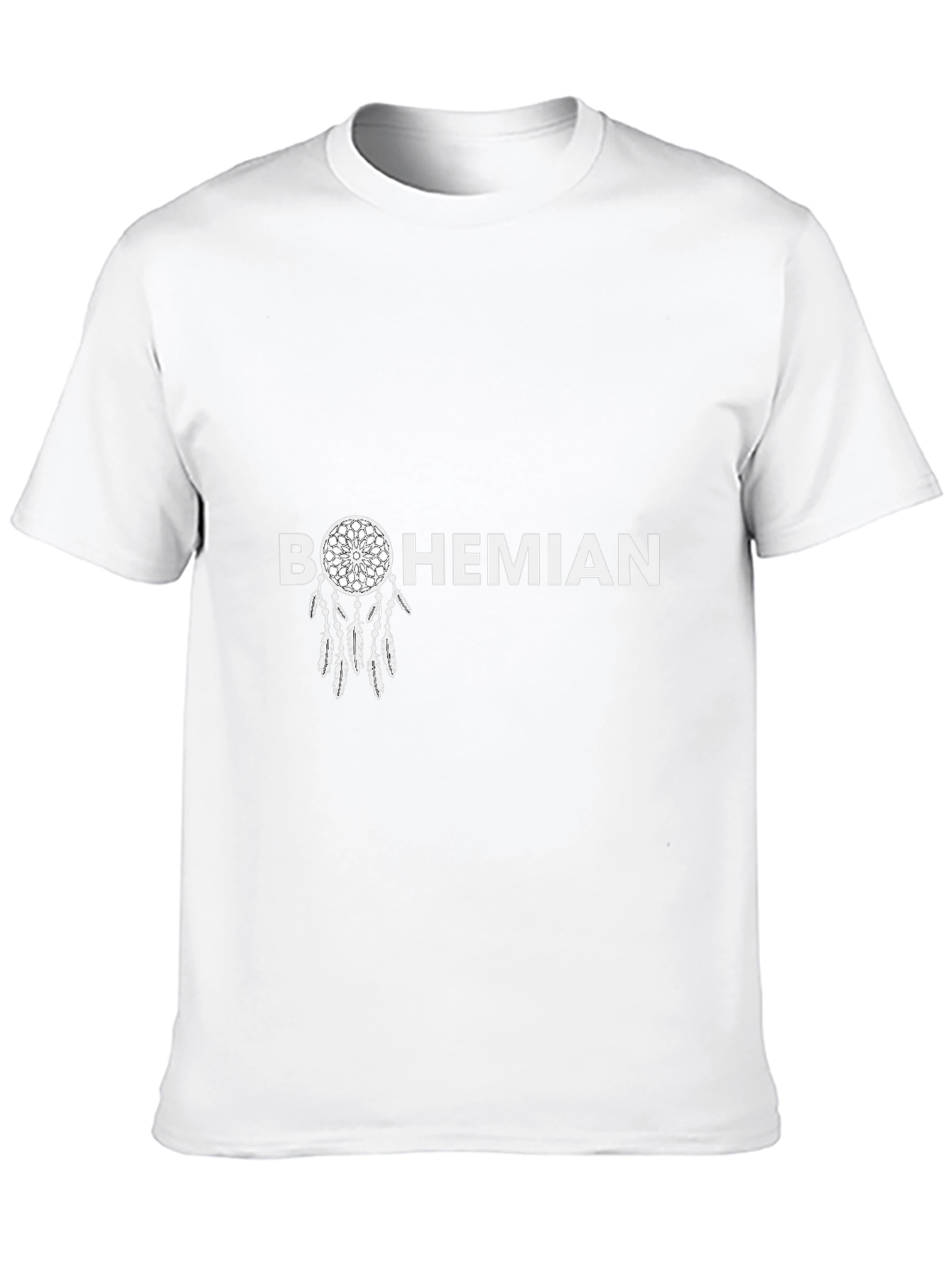 Bohemian Dreamcatcher Graphic Tee - Black