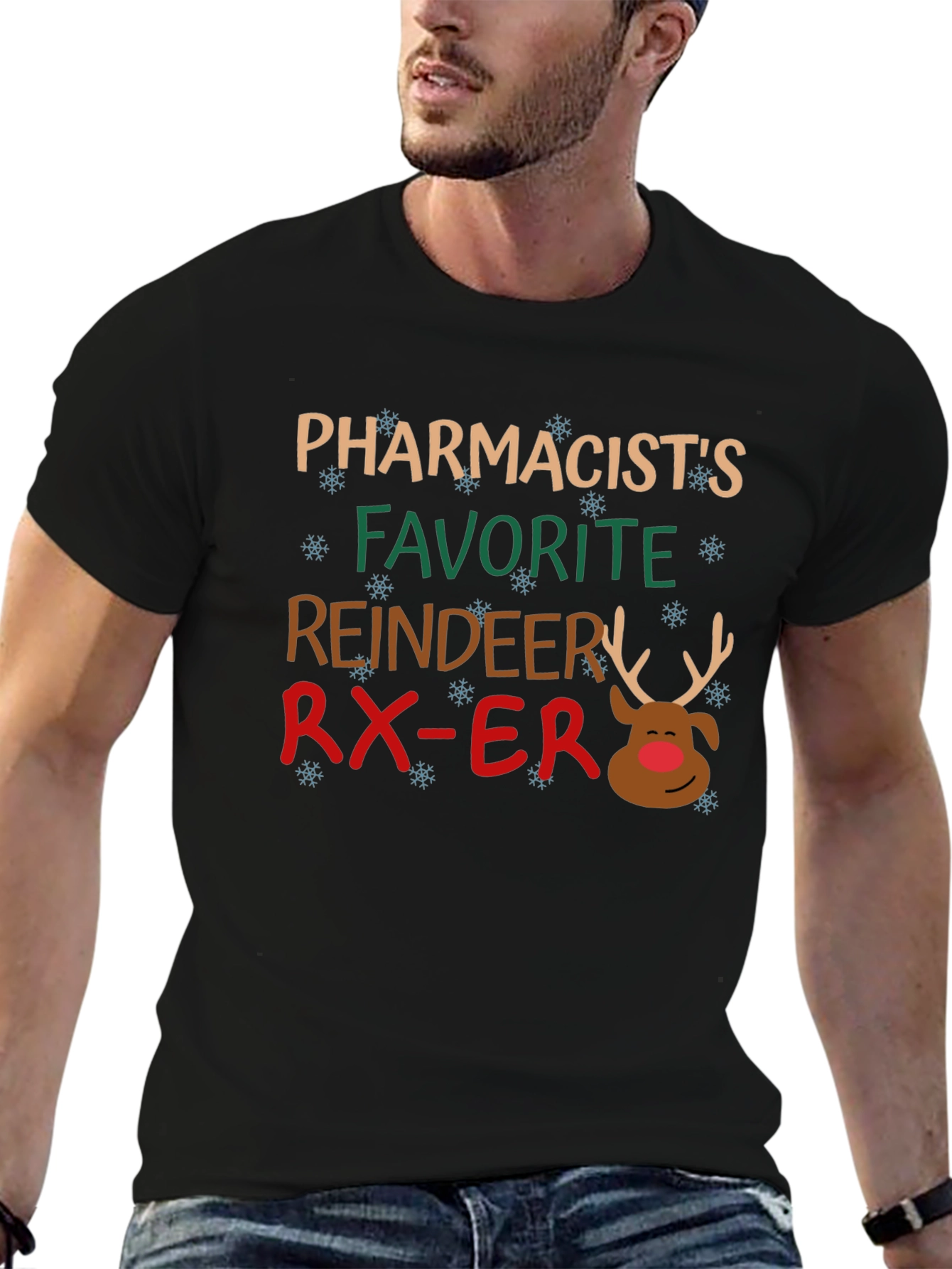 Pharmacists Favorite Reindeer Christmas T-Shirt