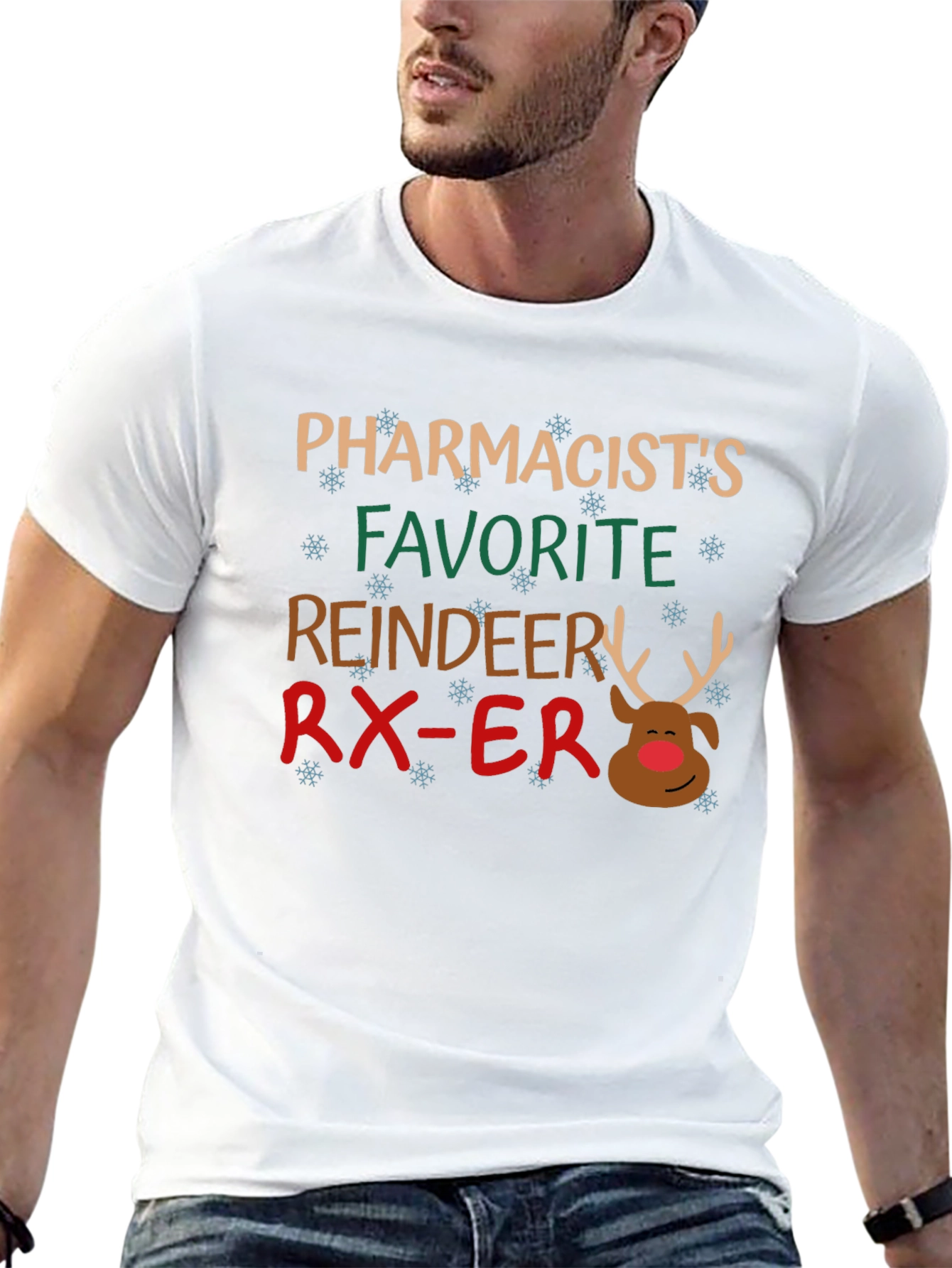 Pharmacists Favorite Reindeer Christmas T-Shirt