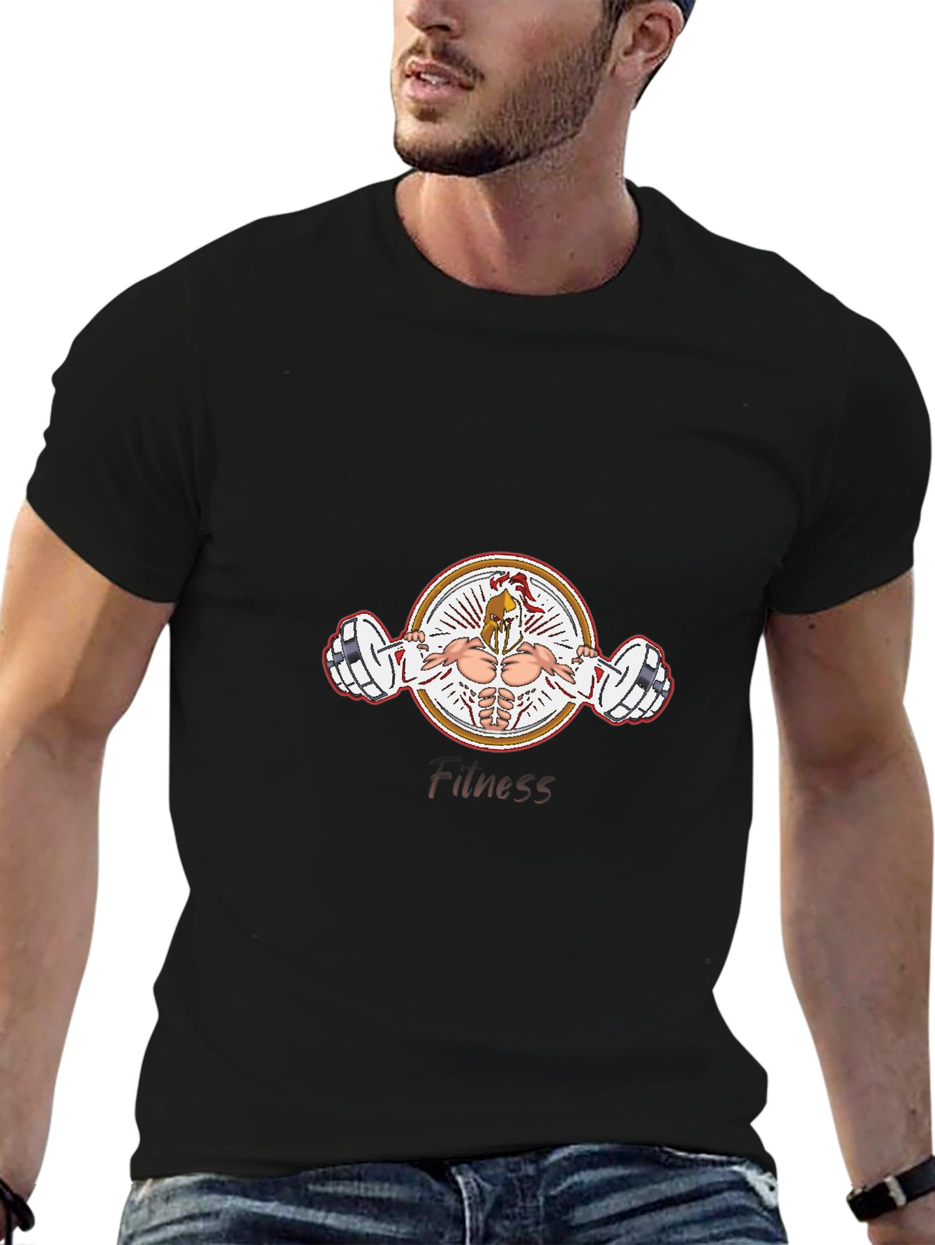 Fitness Gladiator Black T-Shirt