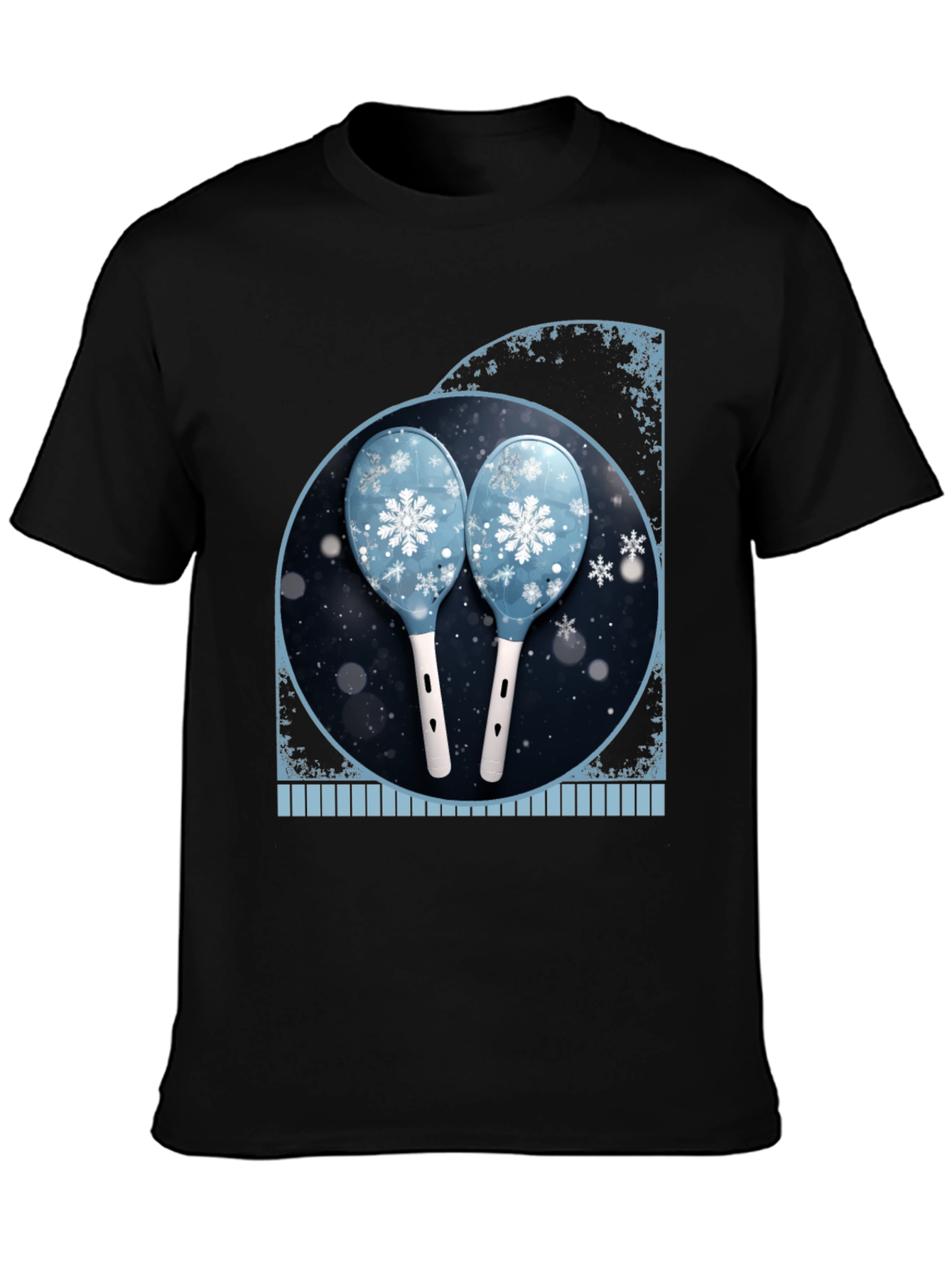 Winter Snowflake Maracas Graphic Tee
