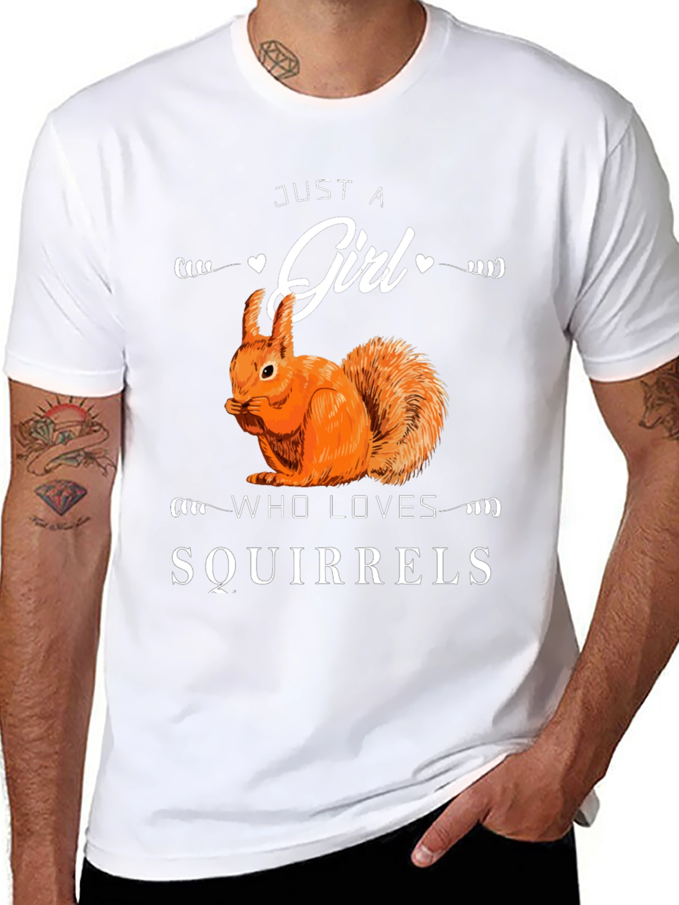 Just A Girl Who Loves Squirrels T-Shirt