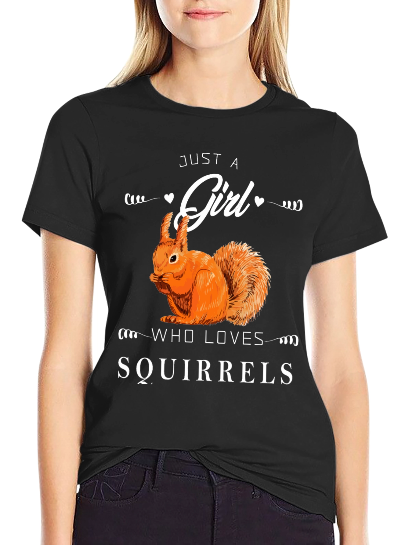Just A Girl Who Loves Squirrels T-Shirt