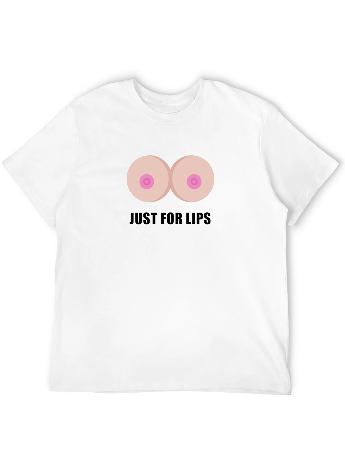 Humorous Just For Lips Graphic Tee