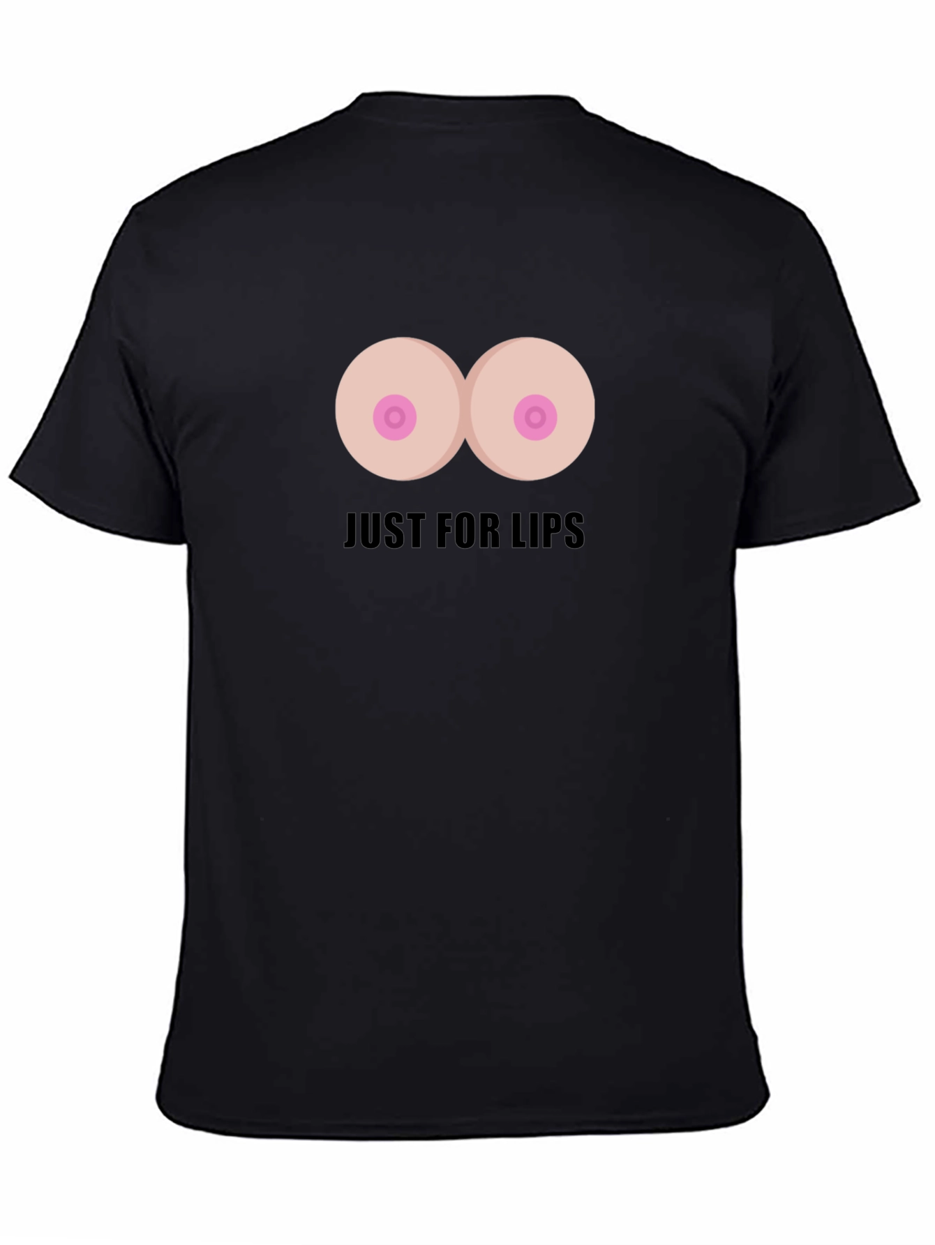 Humorous Just For Lips Graphic Tee