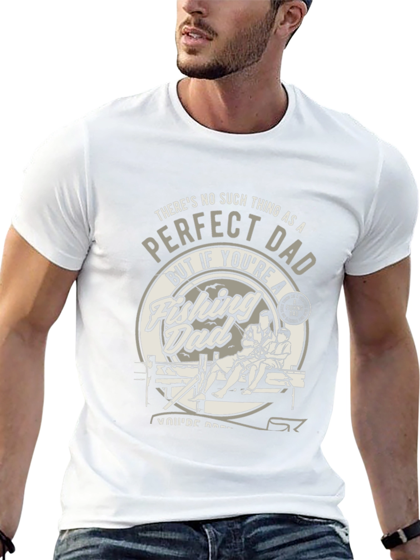 Perfect Fishing Dad T-Shirt - Fathers Day Gift