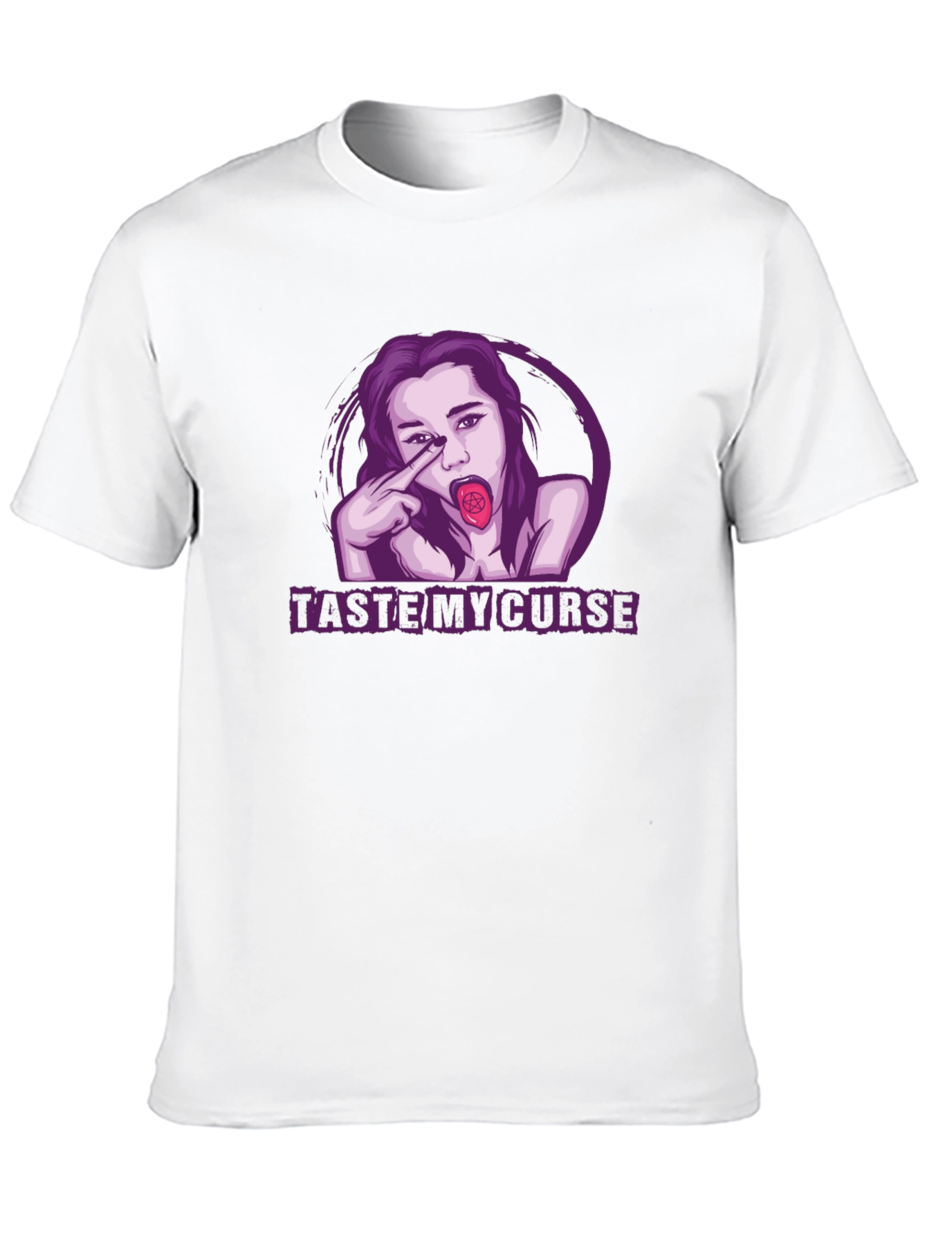 Taste My Curse Graphic T-Shirt - Black