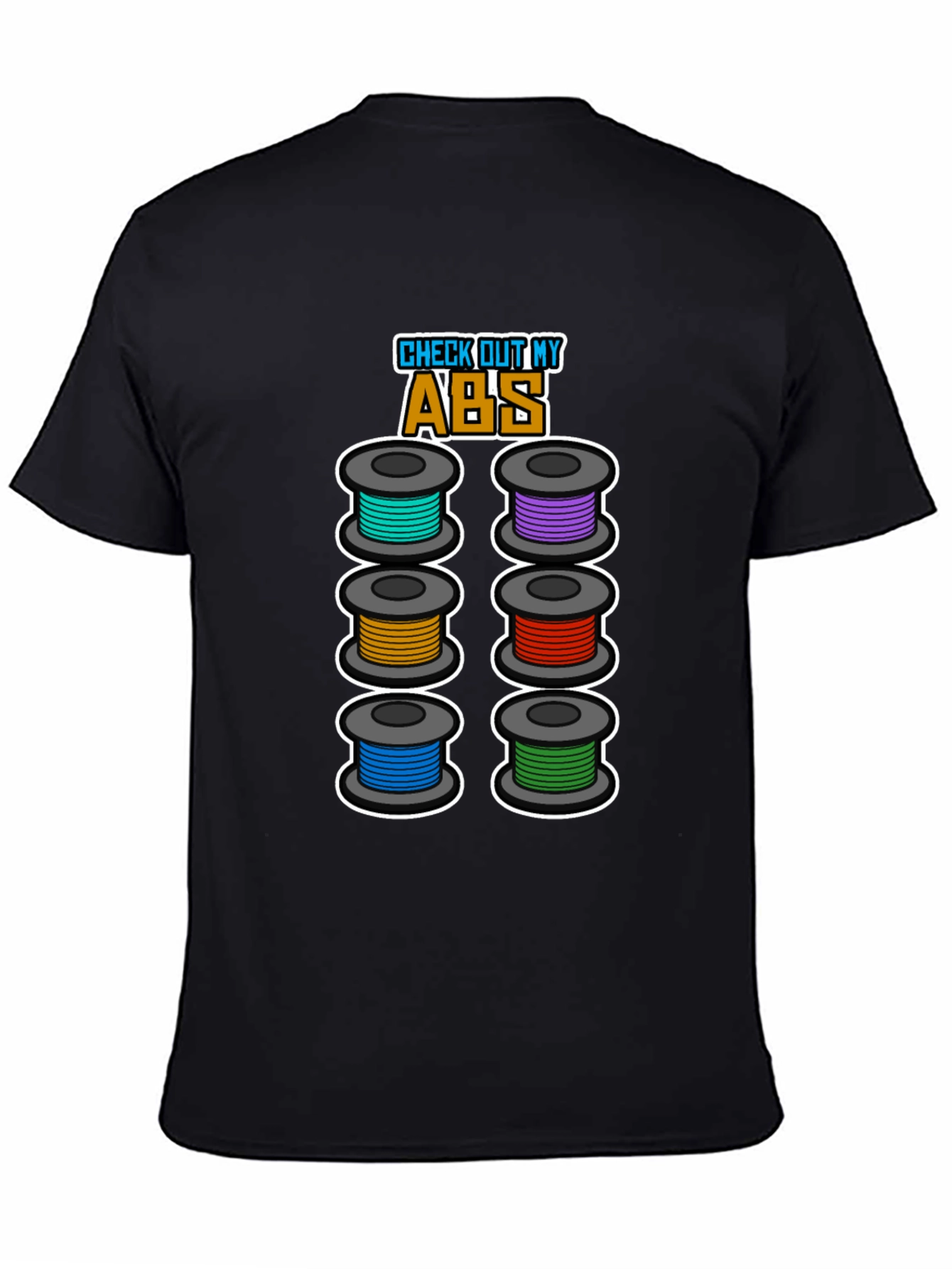 Check Out My ABS Funny 3D Printing T-Shirt