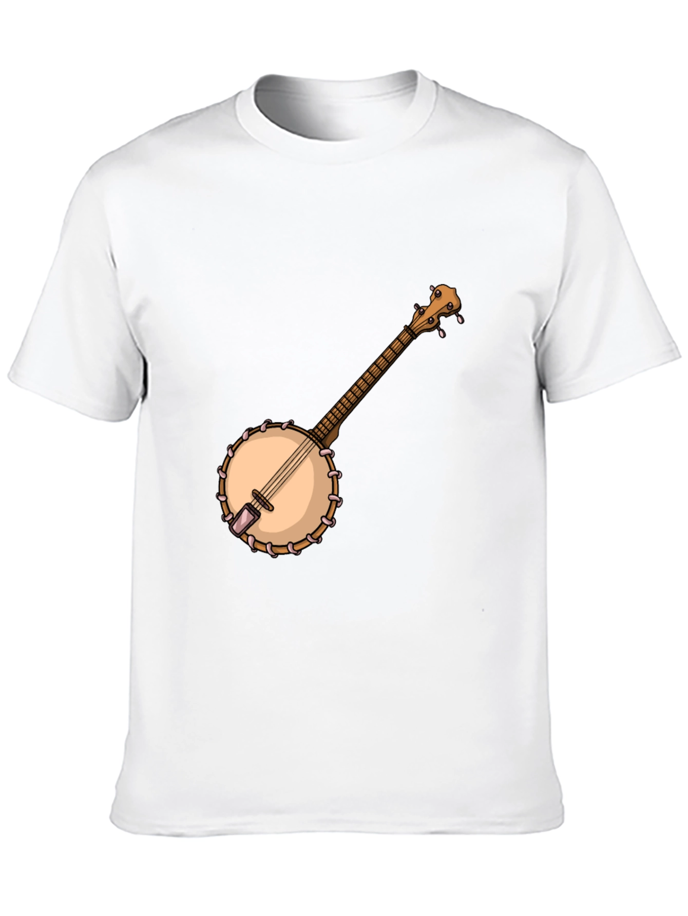 Banjo Graphic Tee - Black Cotton T-Shirt