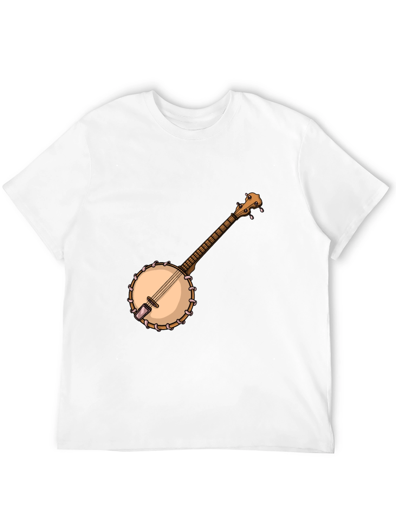Banjo Graphic Tee - Black Cotton T-Shirt