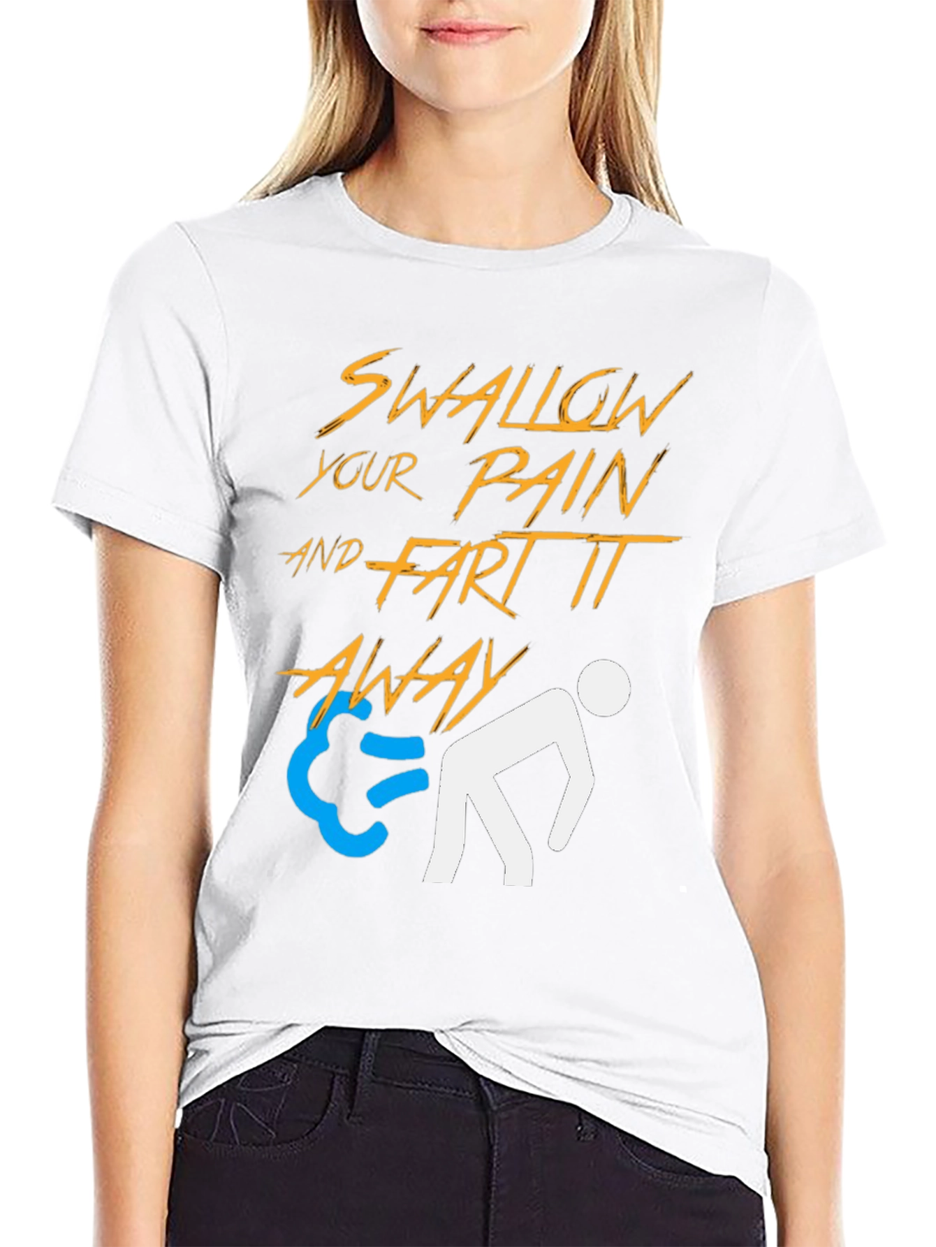 Swallow Pain & Fart It Away Graphic Tee