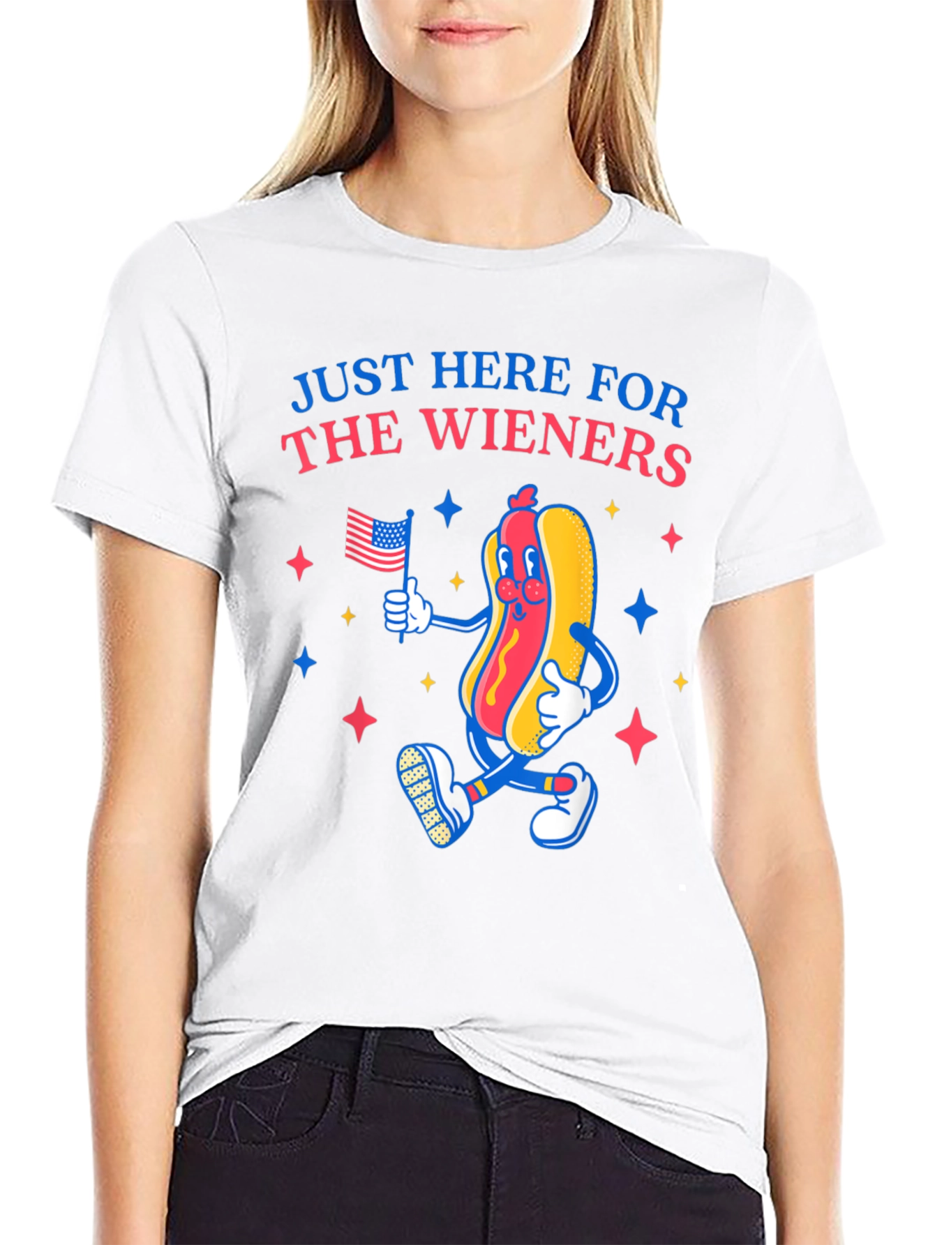 Just Here For The Wieners T-Shirt