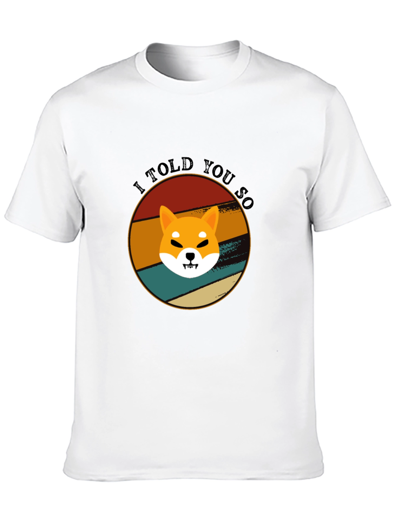 Retro Shiba Inu T-Shirt - I Told You So!