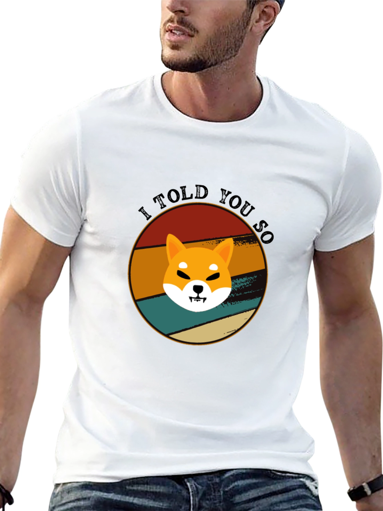 Retro Shiba Inu T-Shirt - I Told You So!