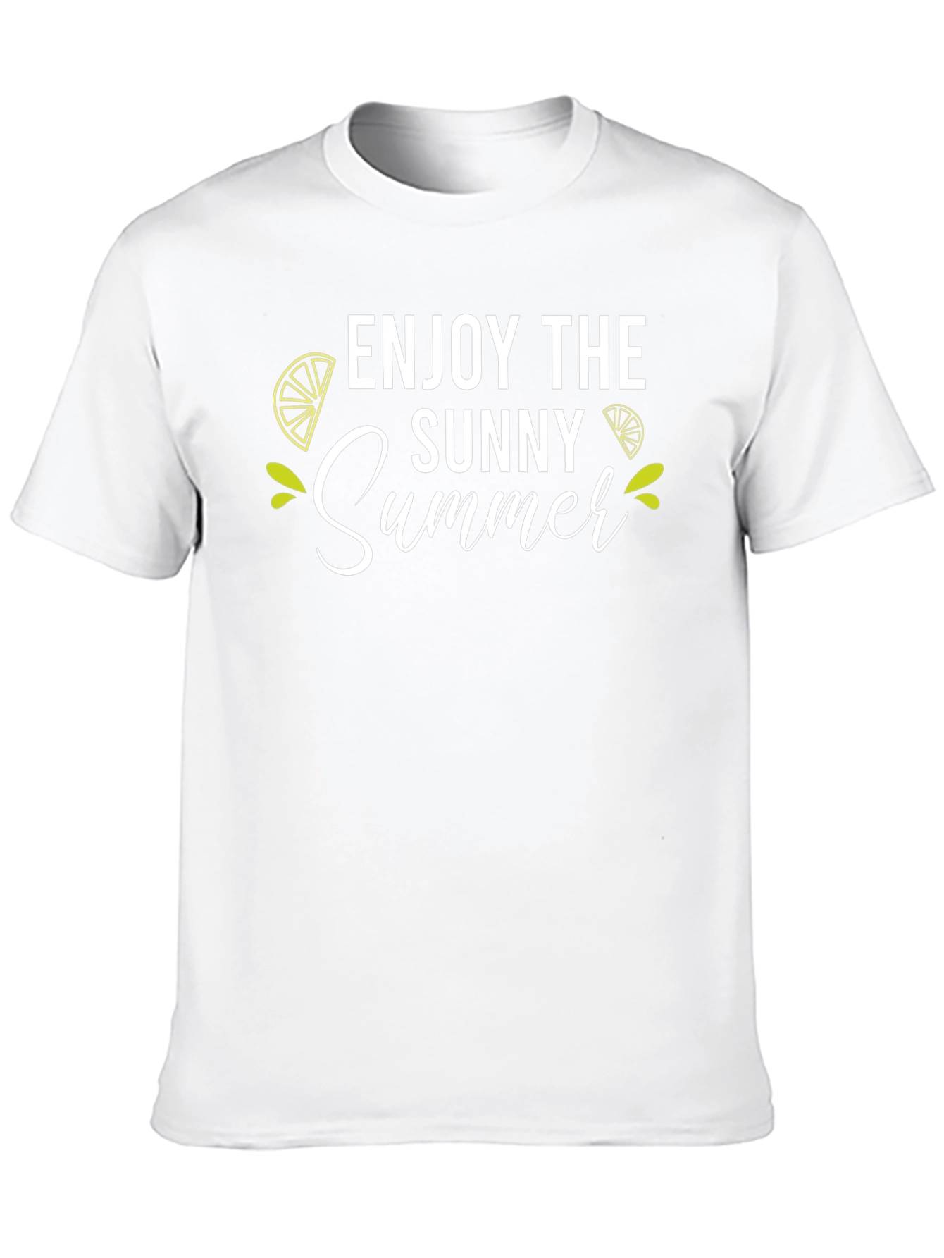 Enjoy the Sunny Summer Black T-Shirt