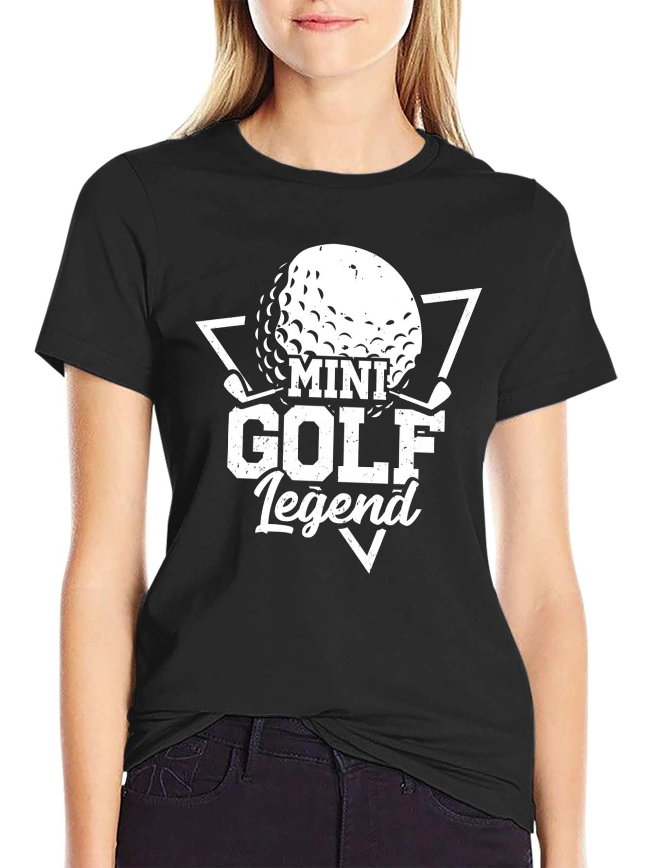 Mini Golf Legend Black T-Shirt