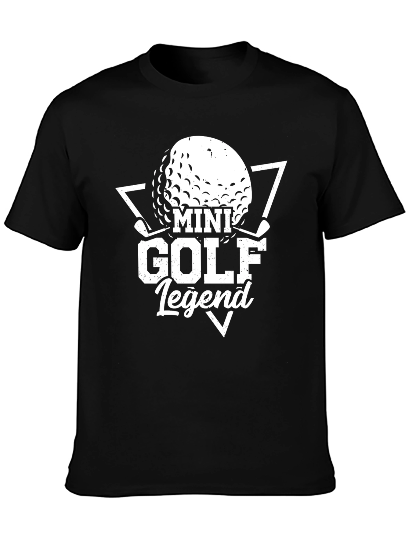 Mini Golf Legend Black T-Shirt