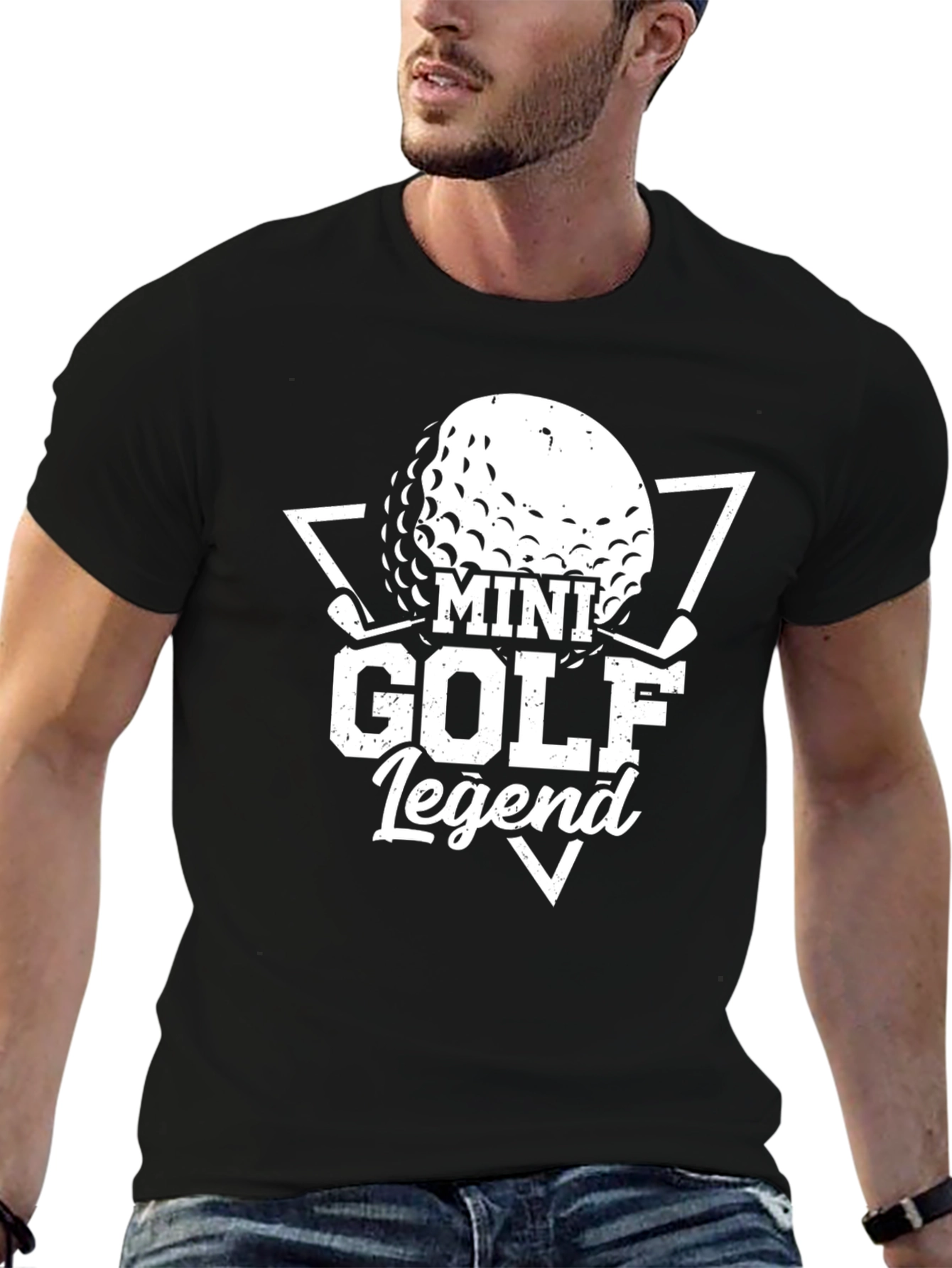 Mini Golf Legend Black T-Shirt
