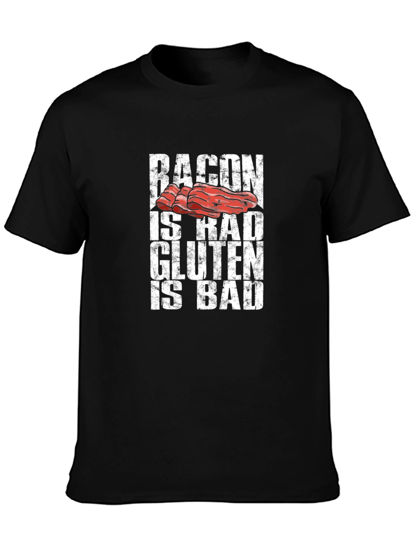Bacon is Rad Gluten is Bad Graphic Tee