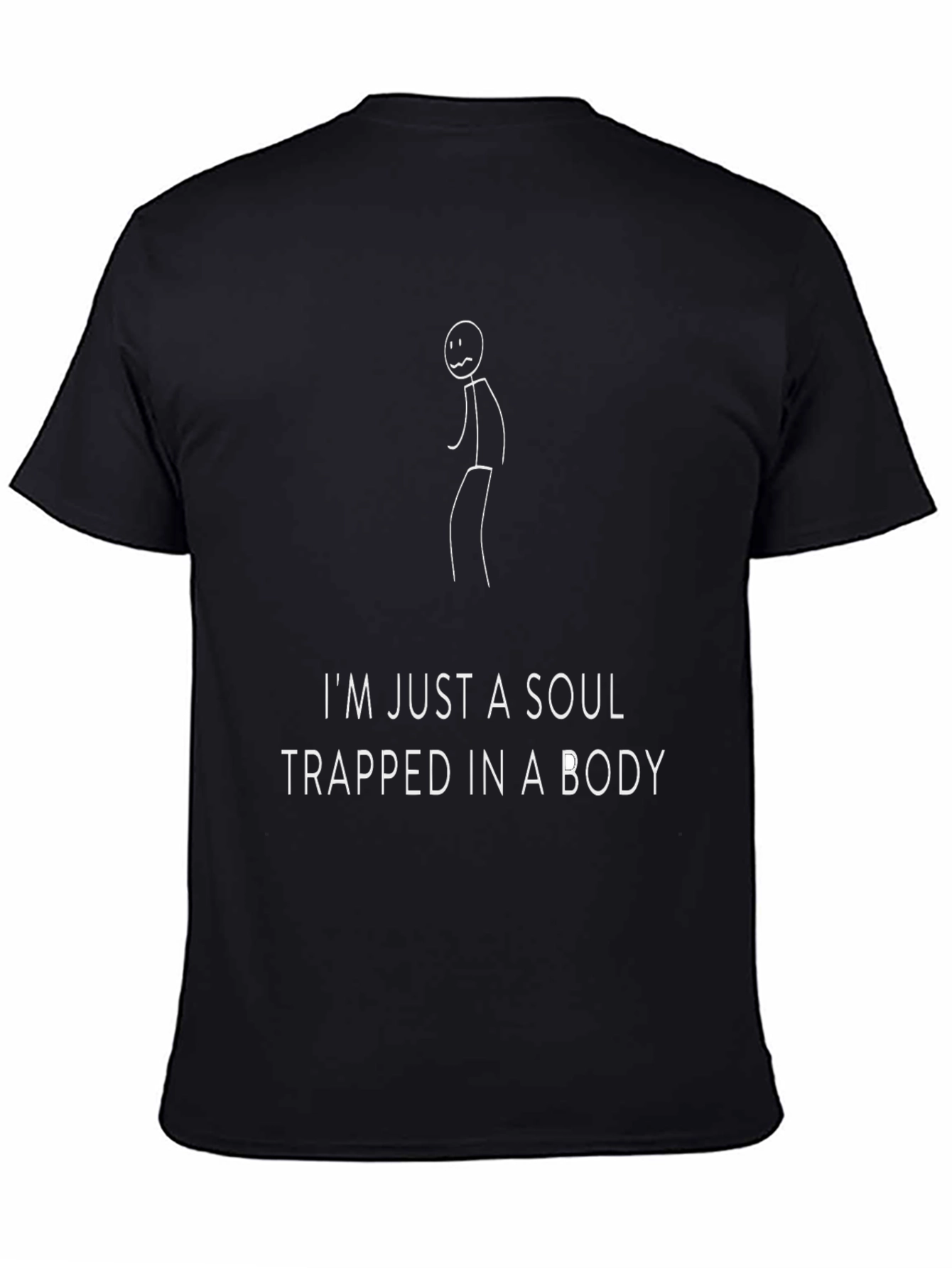 Soul Trapped in Body Funny Graphic T-Shirt