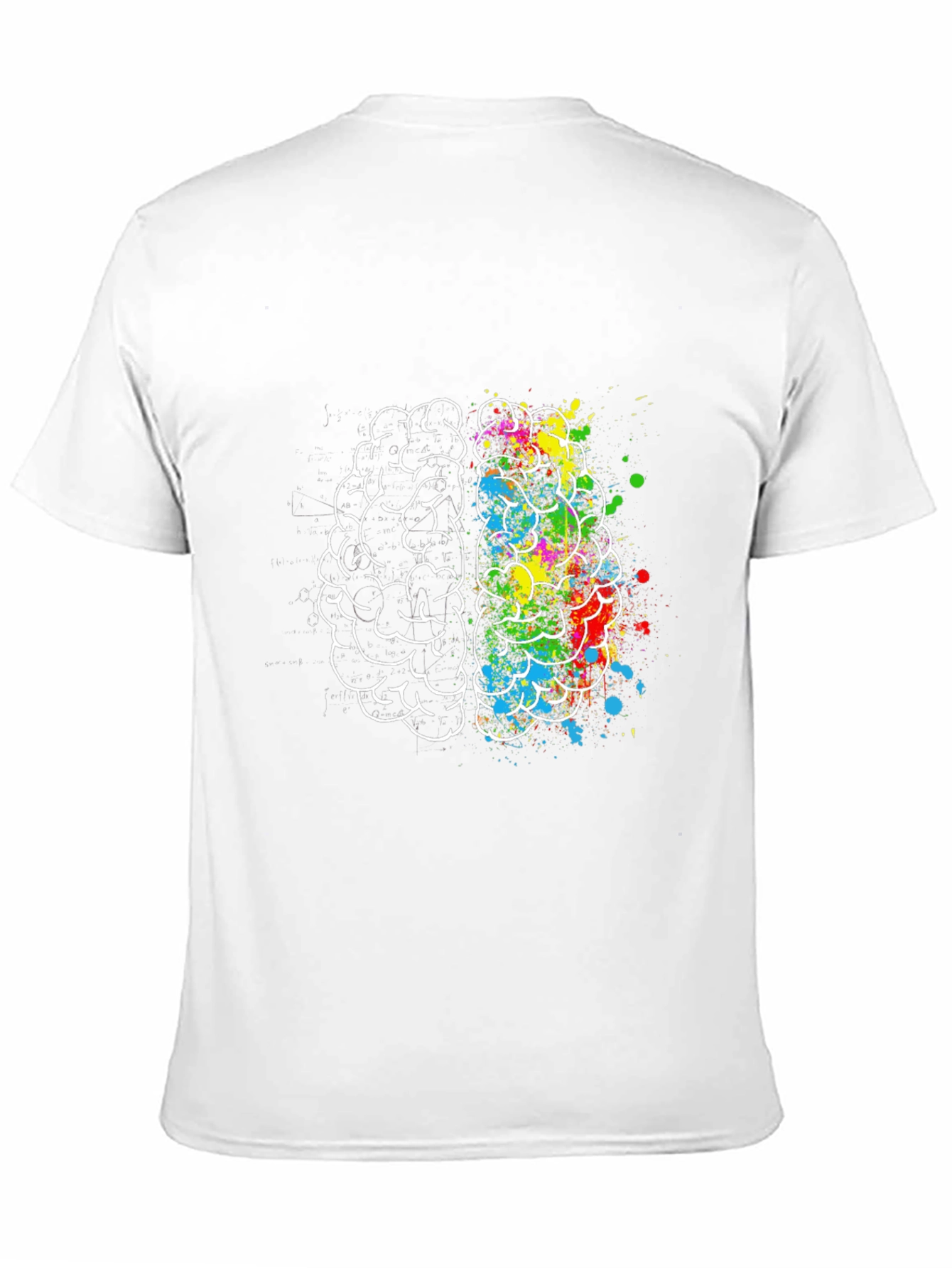 Brain Art Mens Graphic T-Shirt