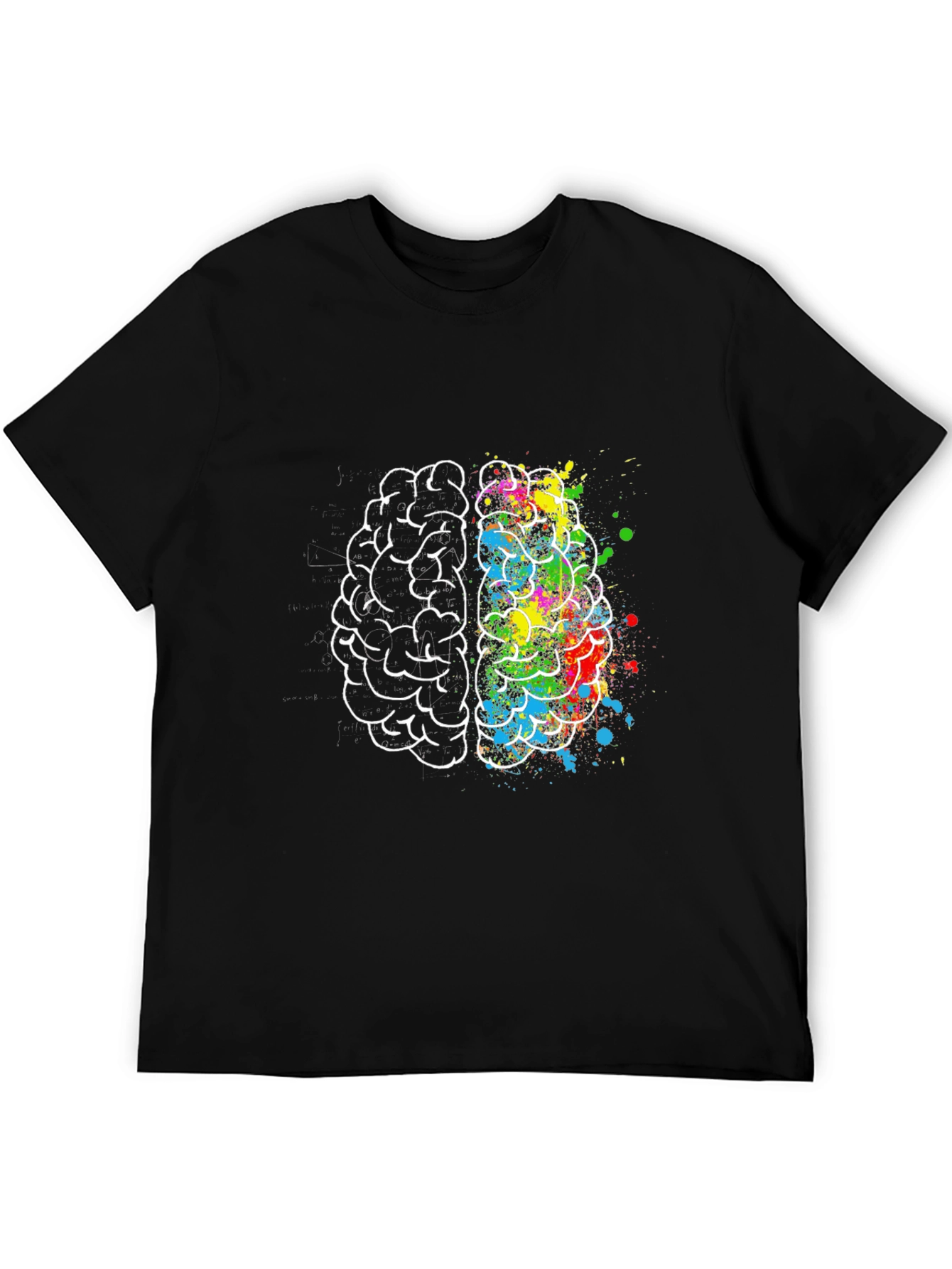Brain Art Mens Graphic T-Shirt