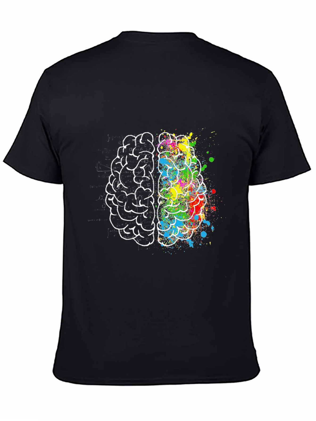 Brain Art Mens Graphic T-Shirt