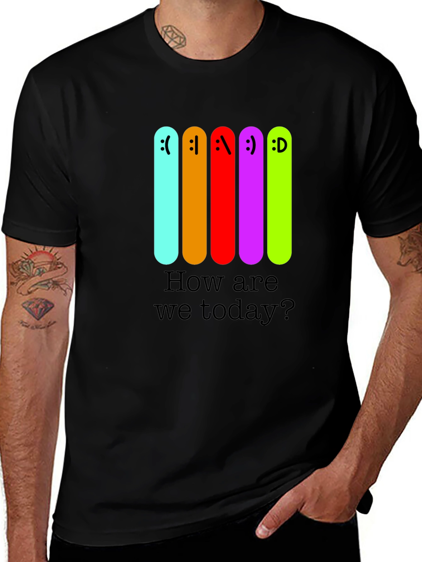 Expressive Moods T-Shirt - How are we today?