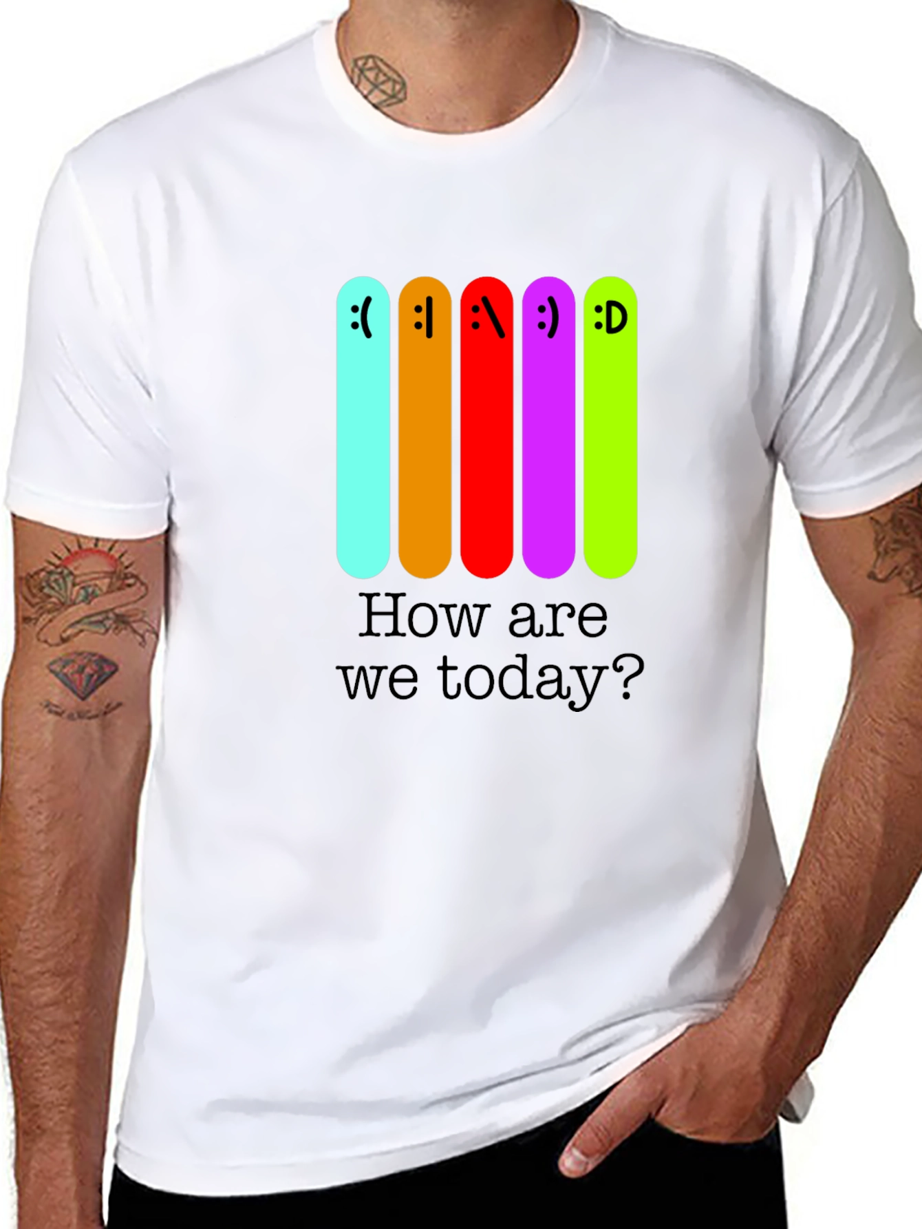 Expressive Moods T-Shirt - How are we today?
