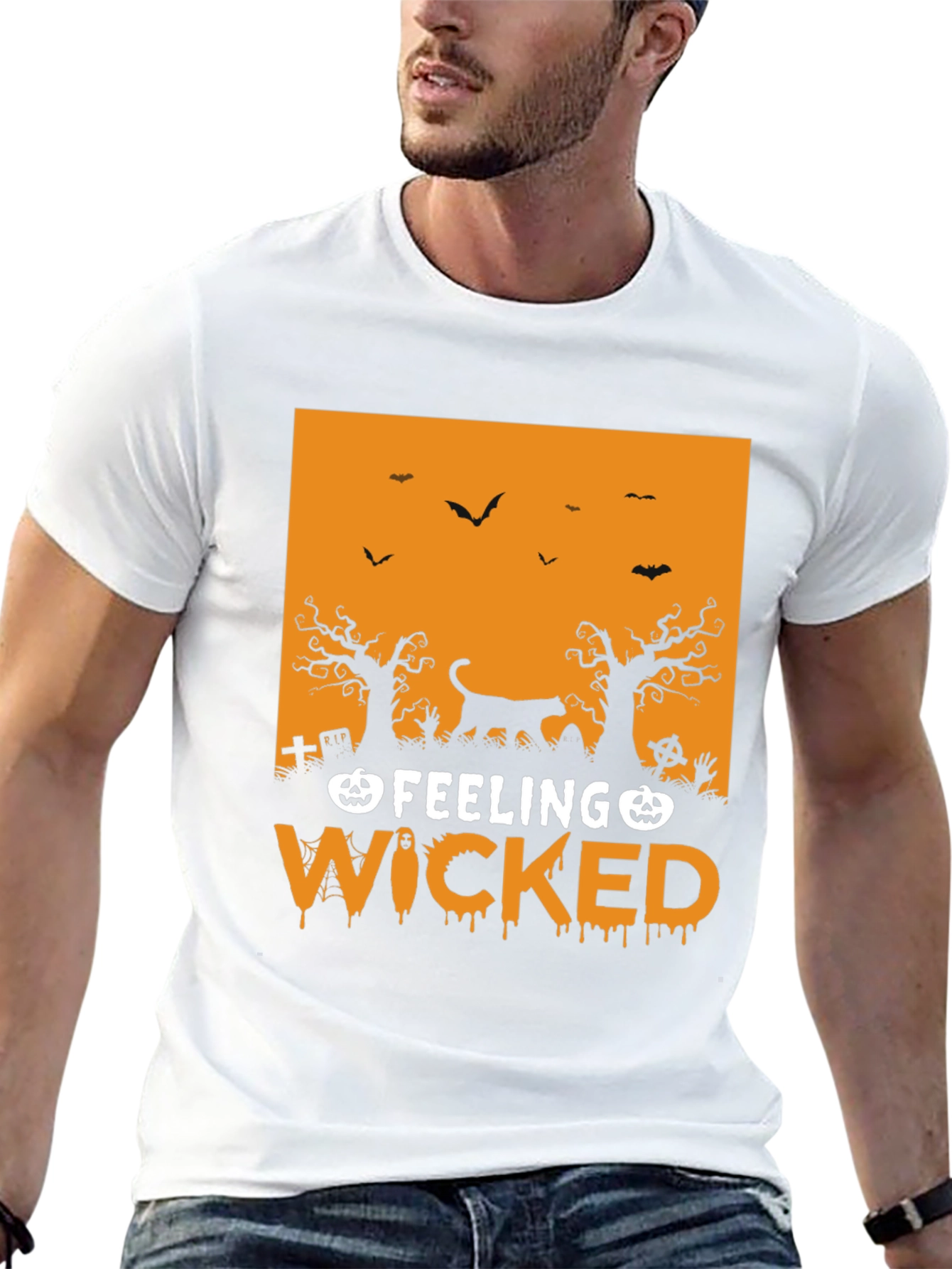 Feeling Wicked Halloween Graphic T-Shirt