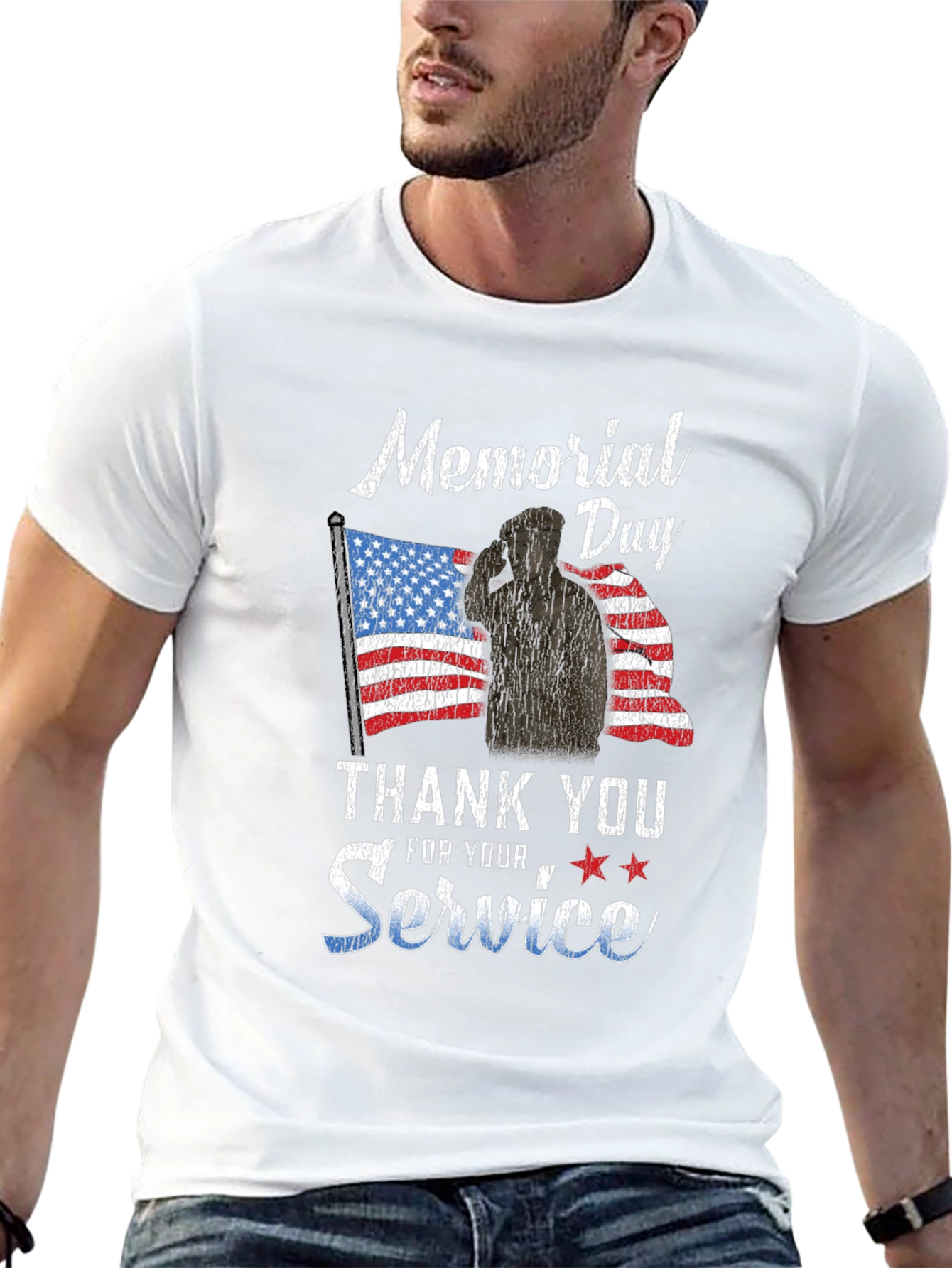 Memorial Day Thank You Service T-Shirt
