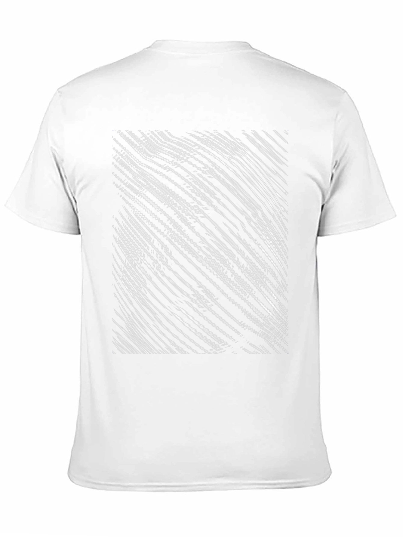 Abstract Line Art Graphic Black T-Shirt