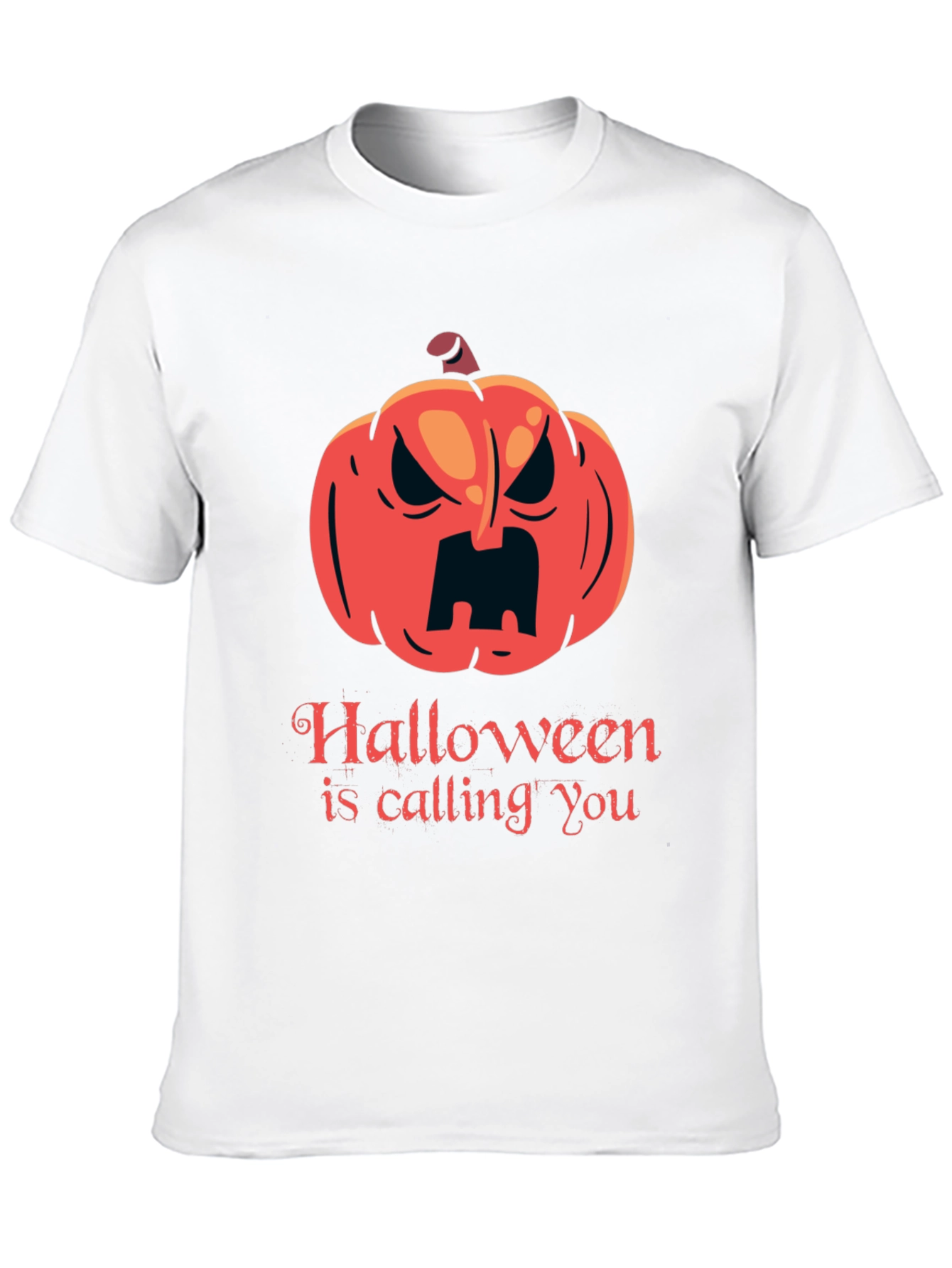 Halloween Calling Pumpkin Graphic Tee