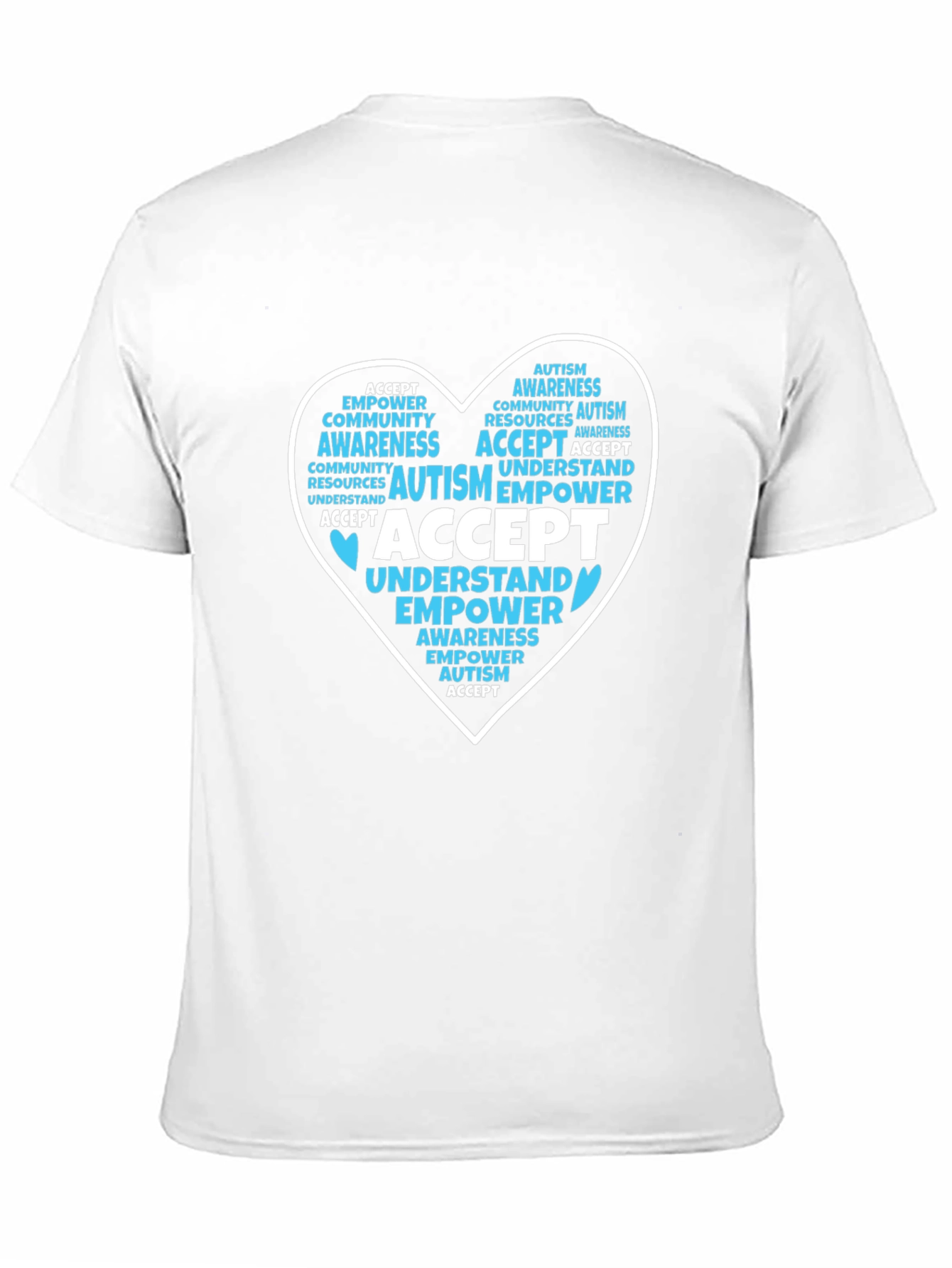 Autism Awareness Heart Graphic T-Shirt