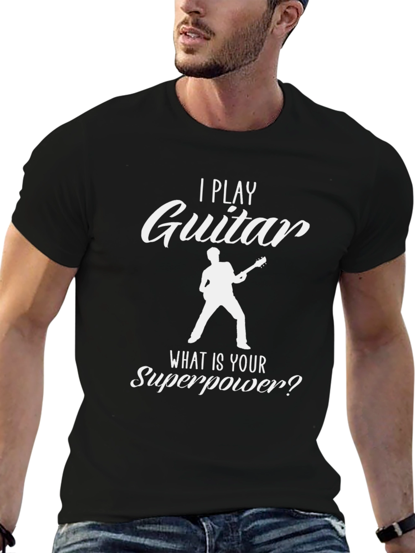 I Play Guitar Superpower T-Shirt